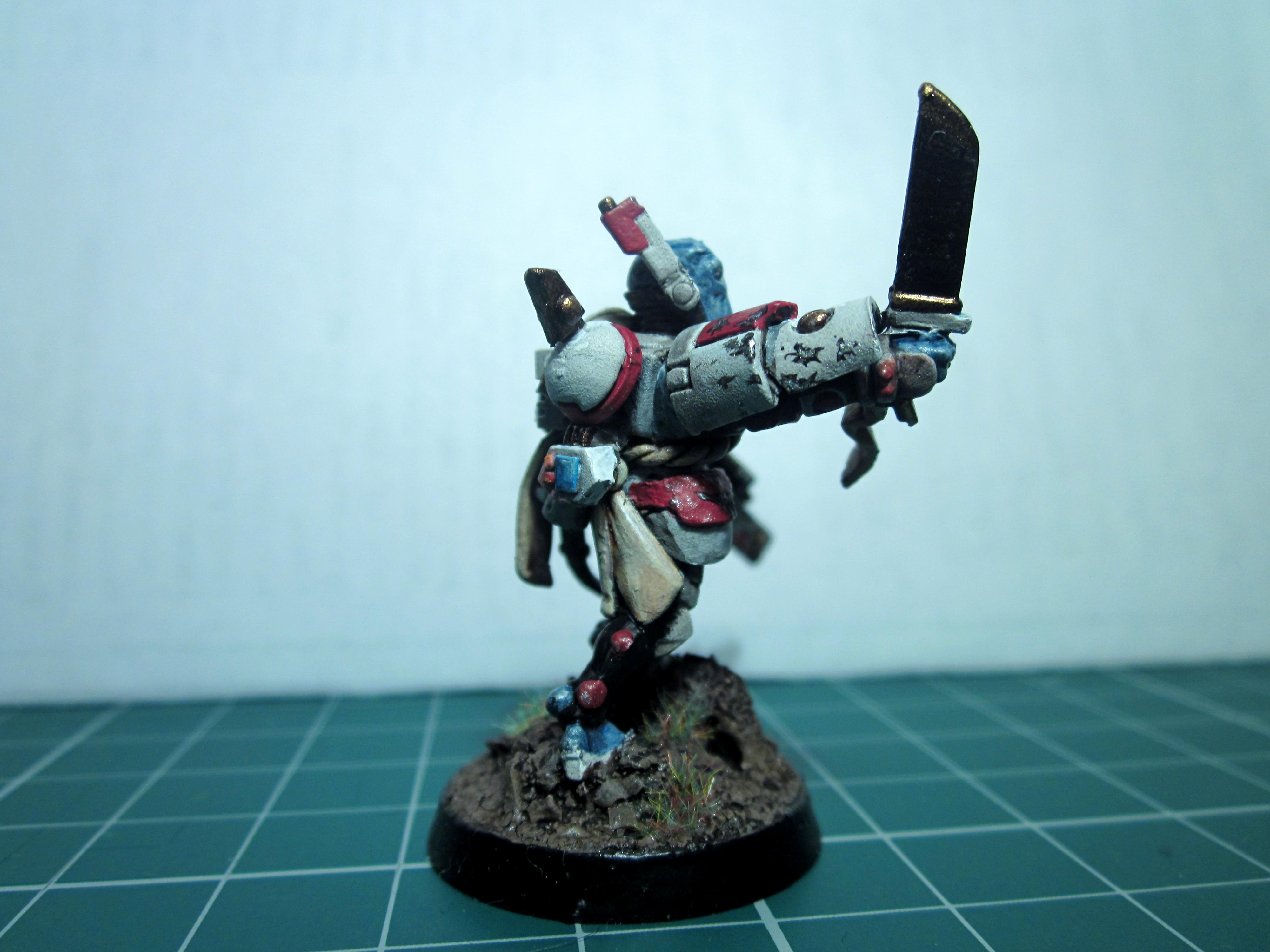 Cadre, Commander, Fire, Fire Warriors, Fireblade, Tau, Warriors, White