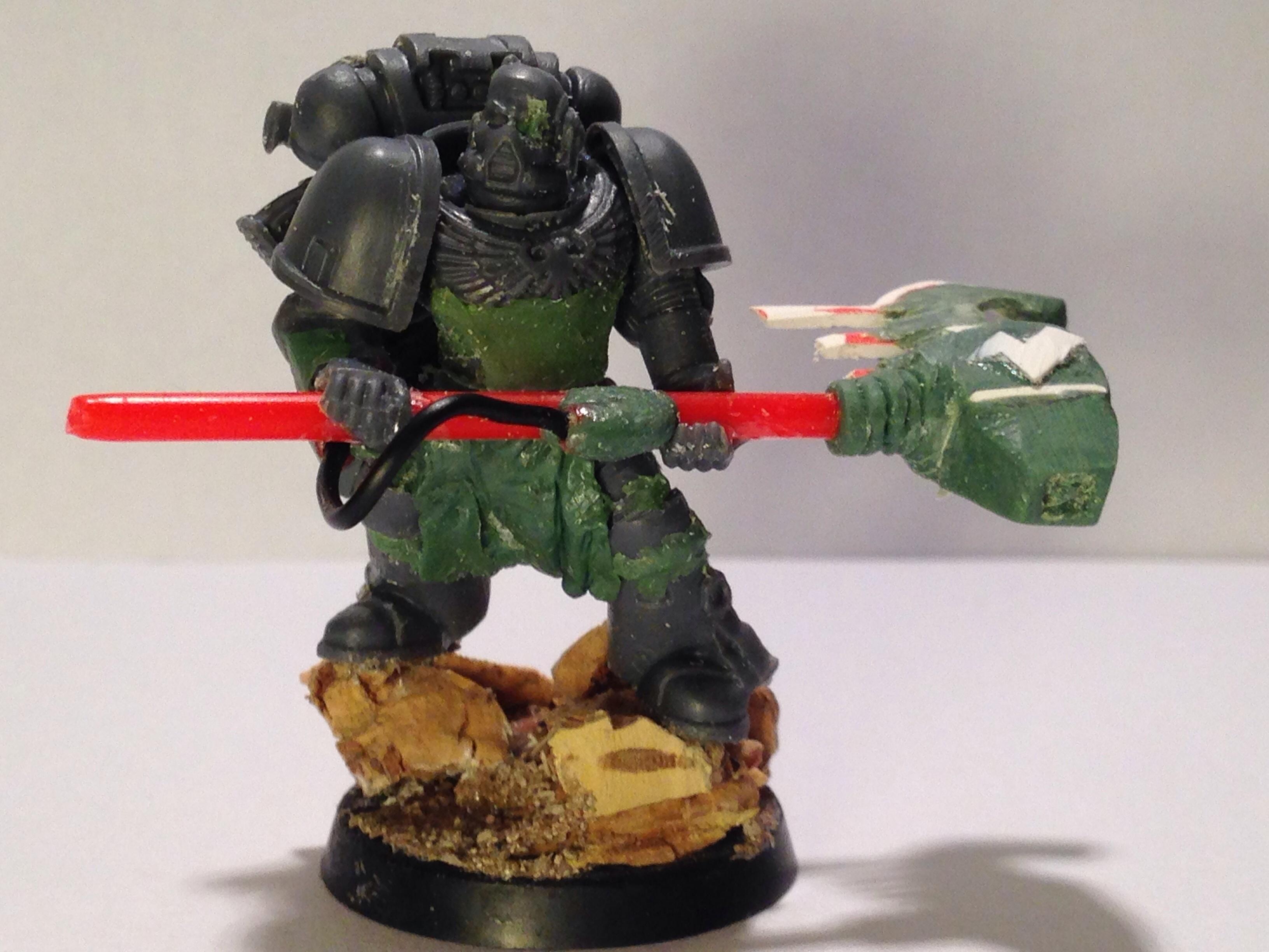 30k, Conversion, Greenstuff, Horus Heresy, Raven Guard, Space Marines, Thunder Hammer, Work In Progress