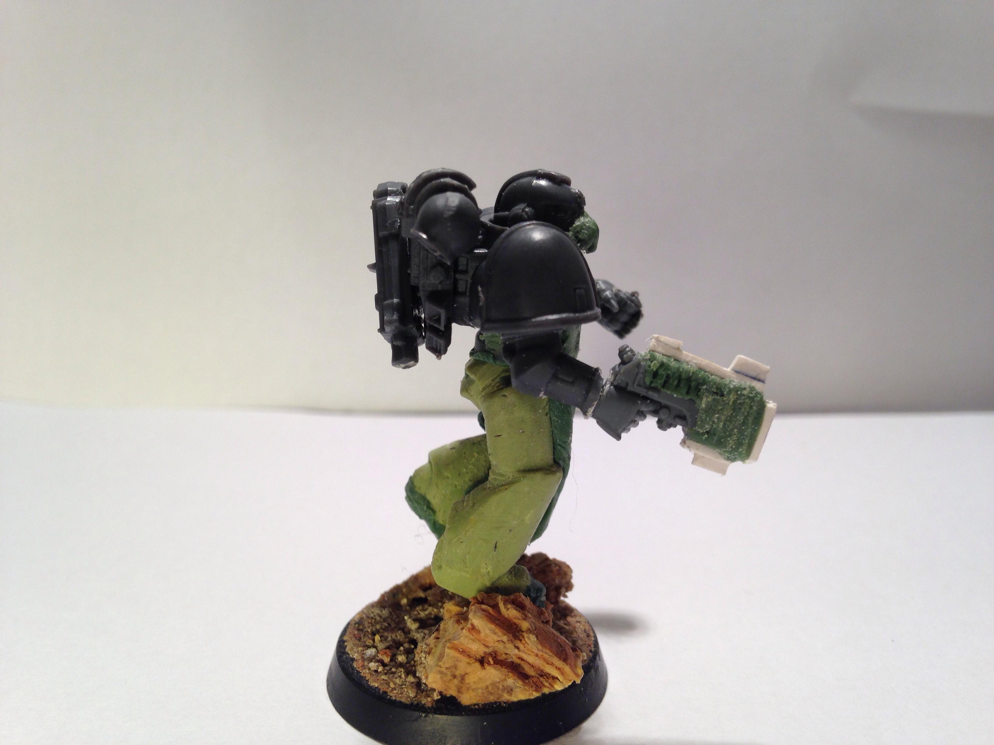 30k, Conversion, Greenstuff, Horus Heresy, Raven Guard, Space Marines, Work In Progress