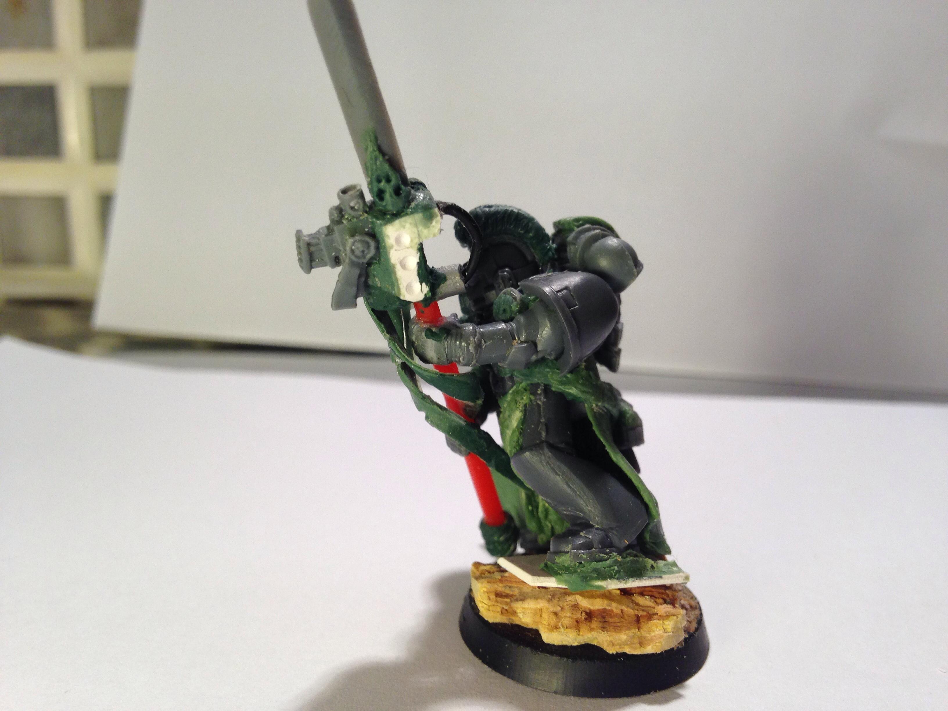 30k, Captain, Conversion, Greenstuff, Horus Heresy, Preator, Raven Guard, Space Marines, Work In Progress