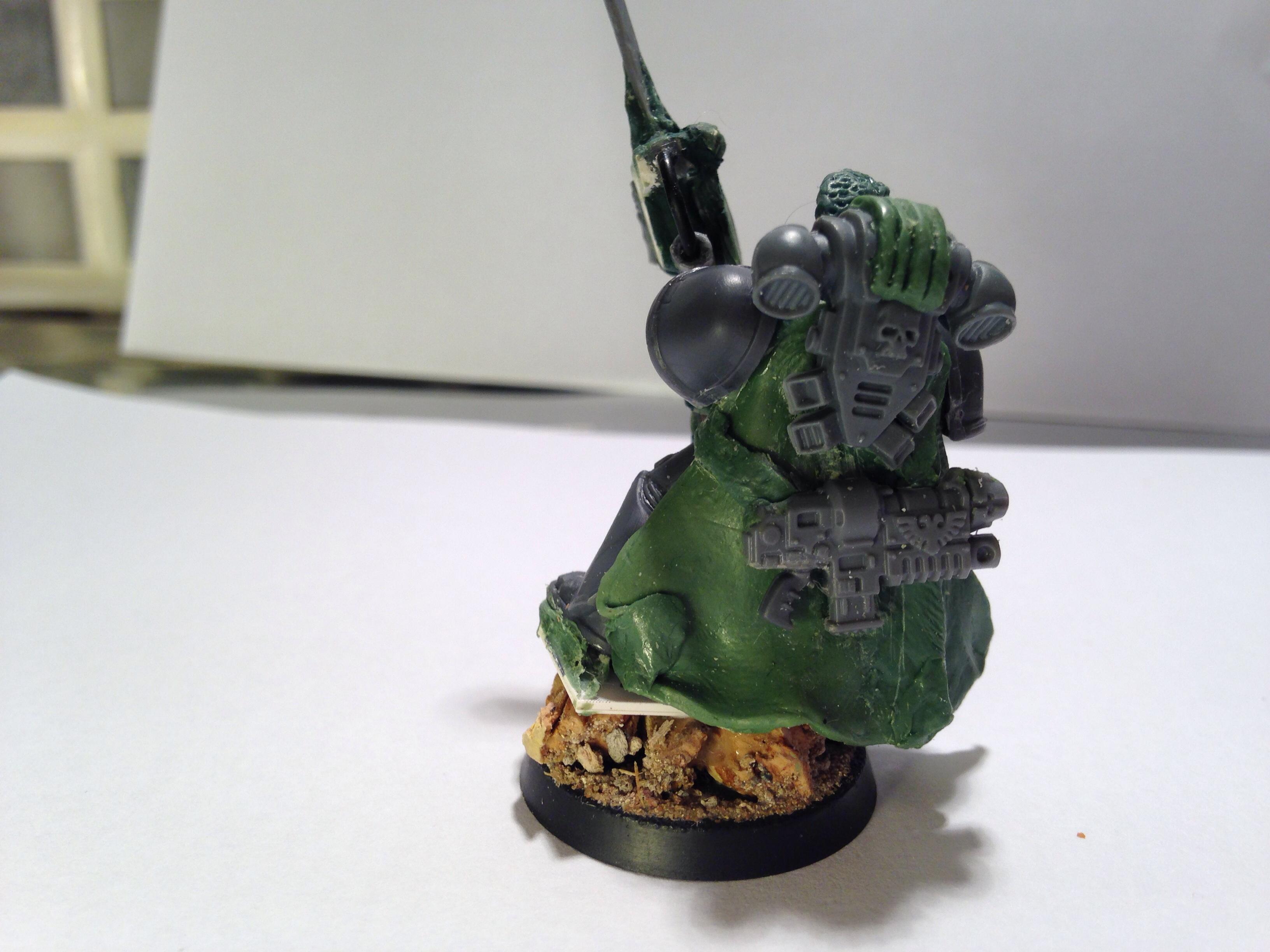 30k, Captain, Conversion, Greenstuff, Horus Heresy, Preator, Raven Guard, Space Marines, Work In Progress