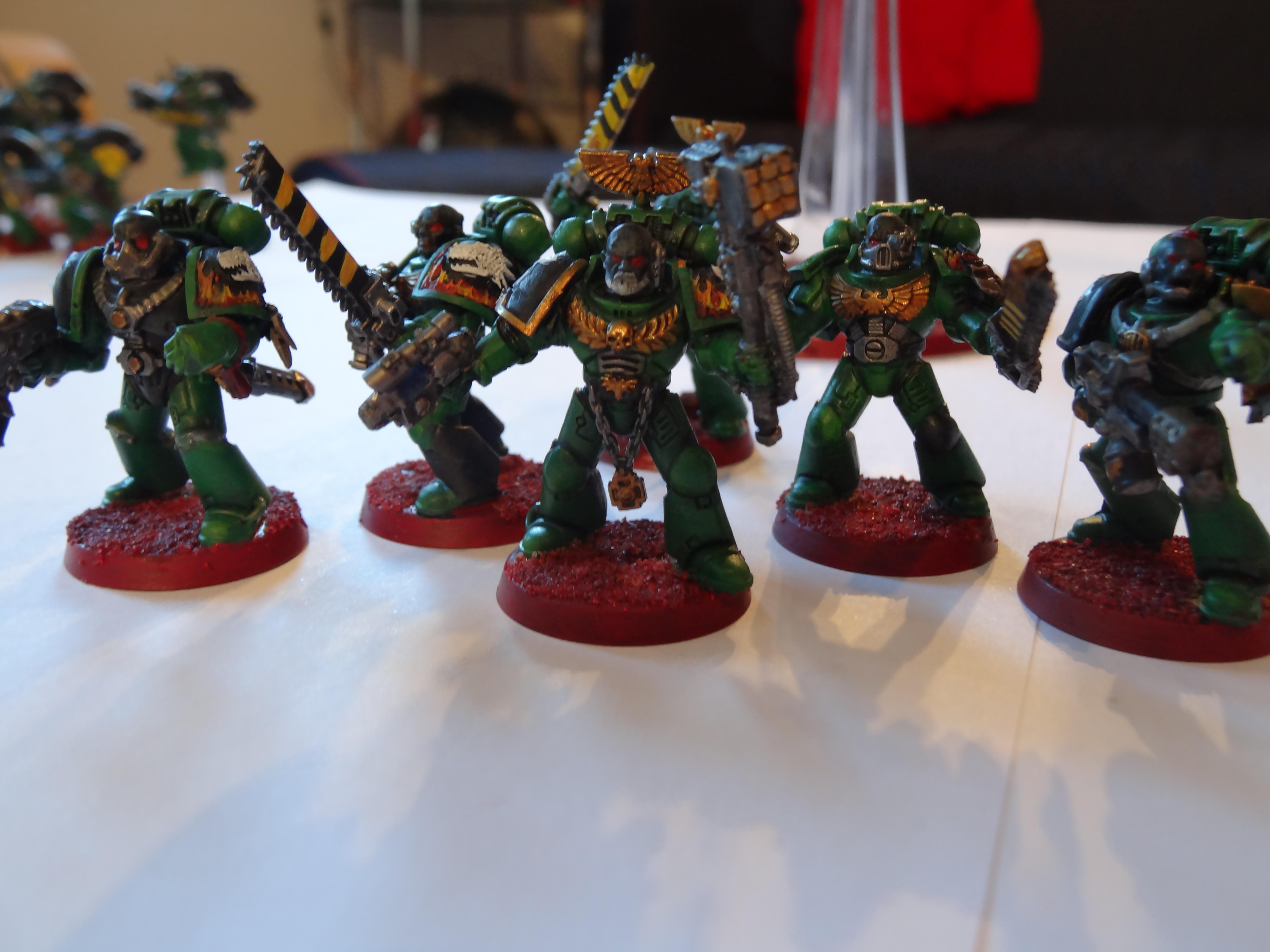 Foot assault squad - Thunder Hammer is taken from the Iron Hands upgrade kit