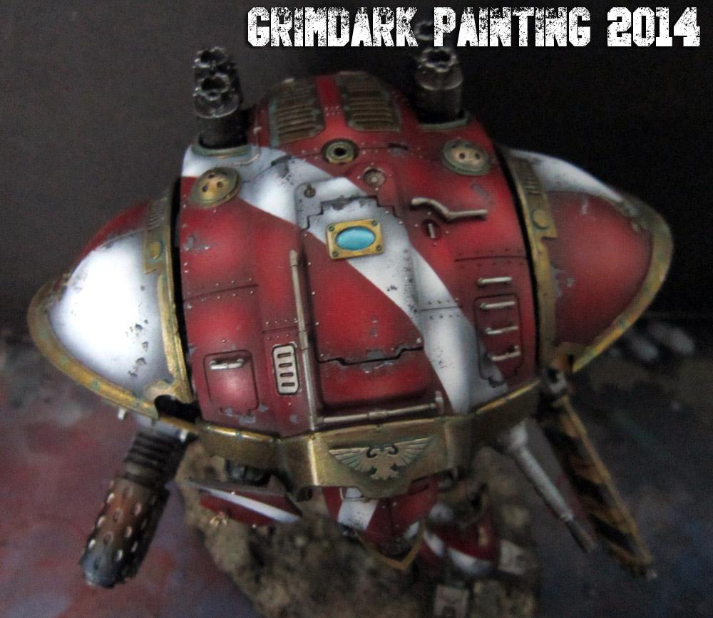 Airbrush, Imperial Knight, Knights, Warhammer 40,000, Weathered