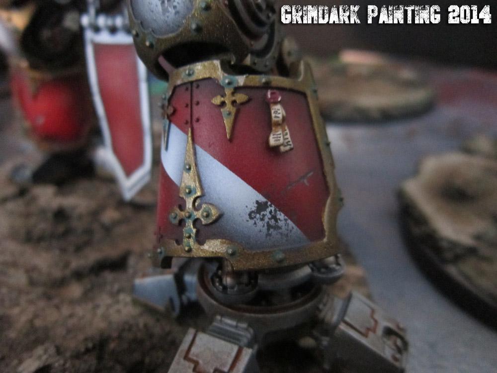 Airbrush, Battle Damage, Imperial Knight, Knights, Warhammer 40,000, Weathered