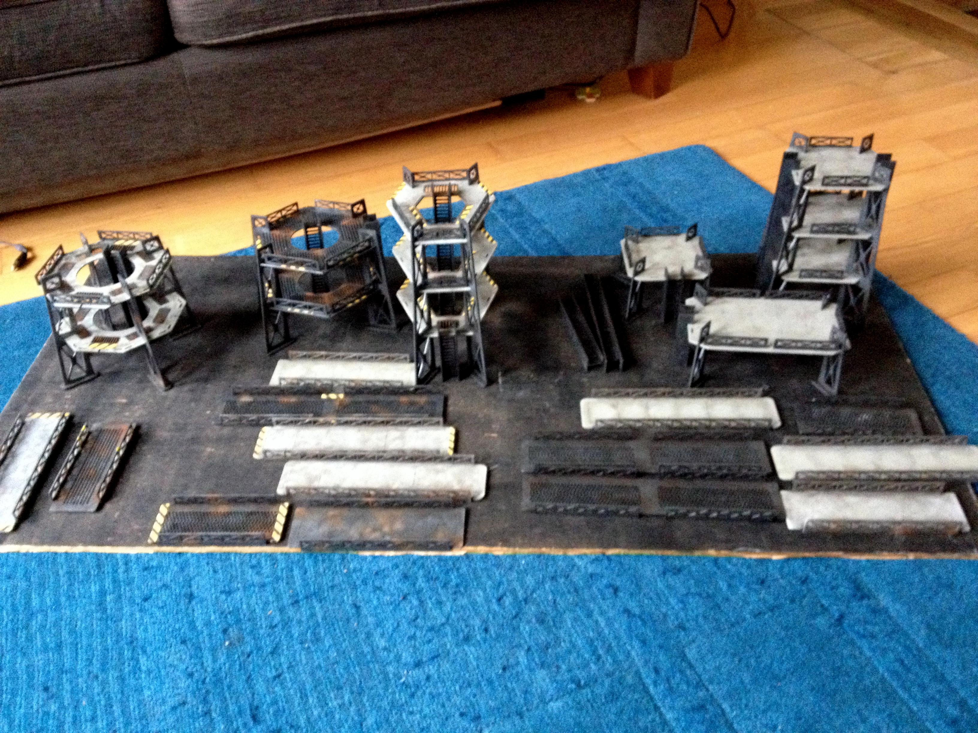 Lasercut, Necromunda, Terrain