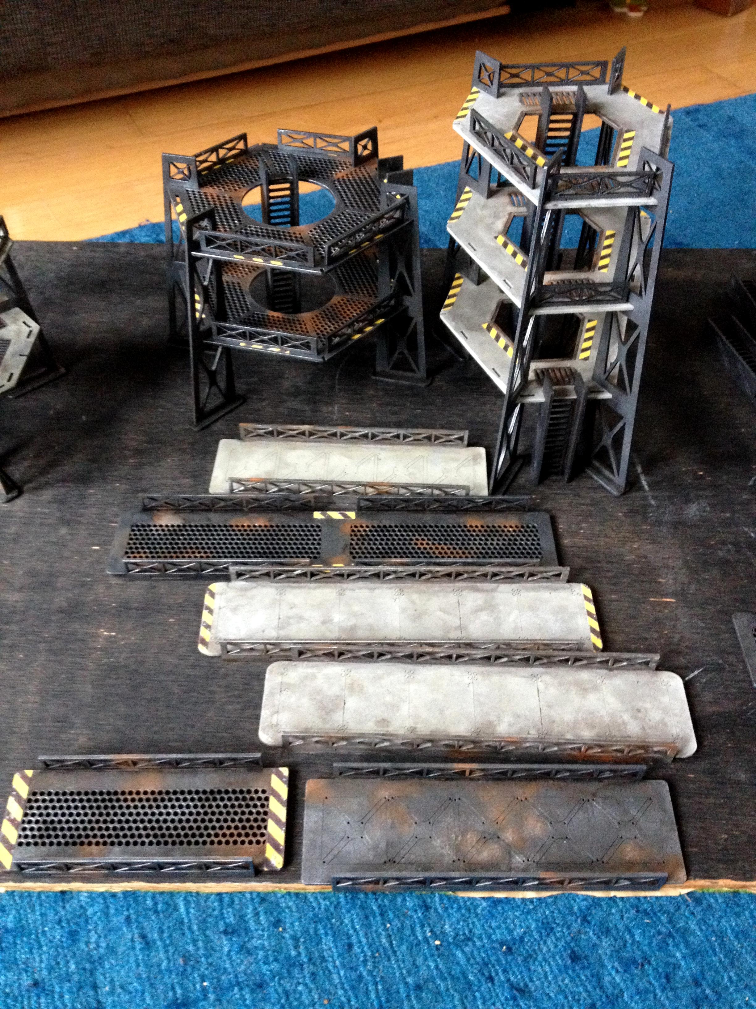 Lasercut, Necromunda, Terrain