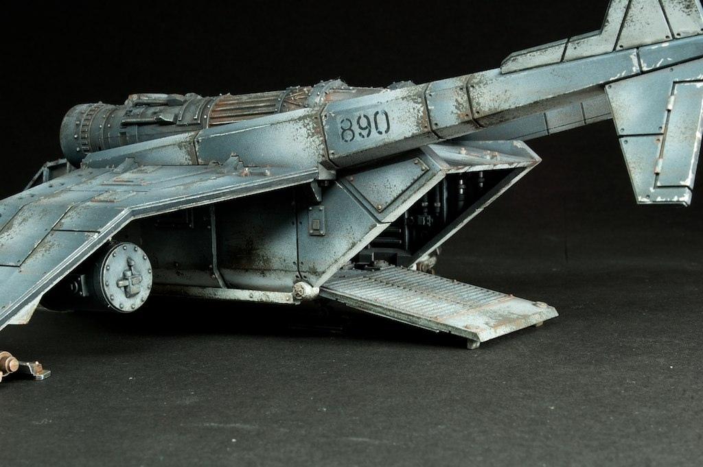 Astra Militarum, Dropship, Hatch, Imperial Guard, Interior, Ramp, Rust, Valkyrie, Weathered