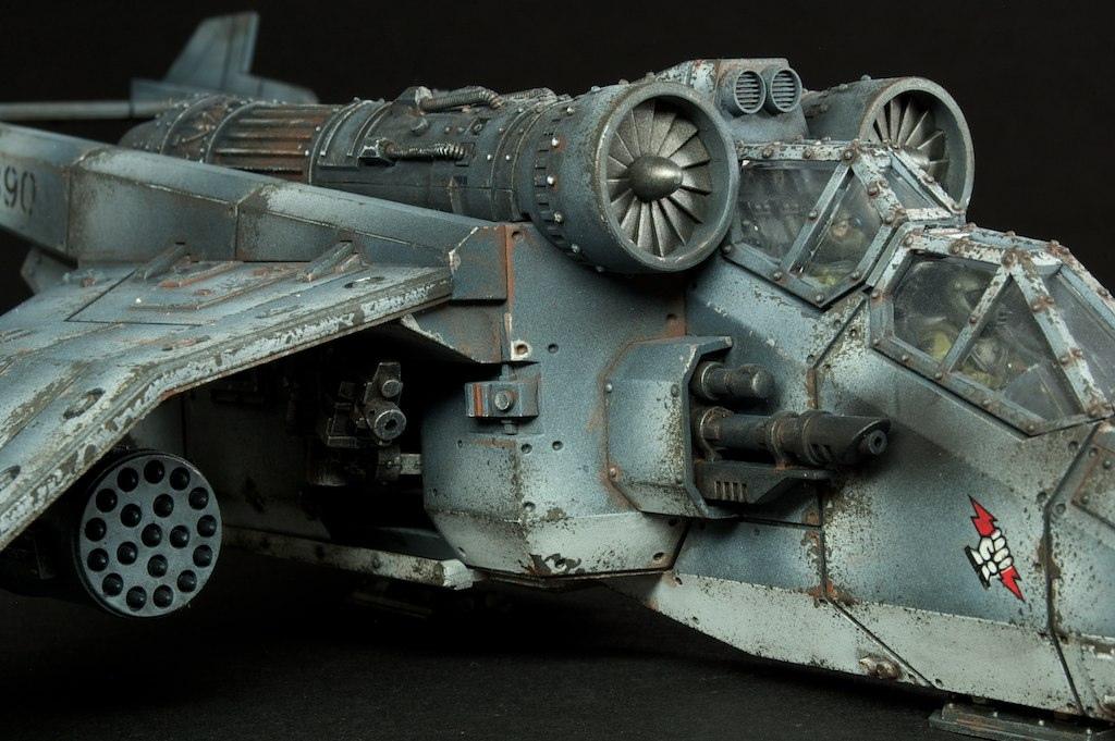 Astra Militarum, Dropship, Imperial Guard, Rust, Valkyrie, Weathered