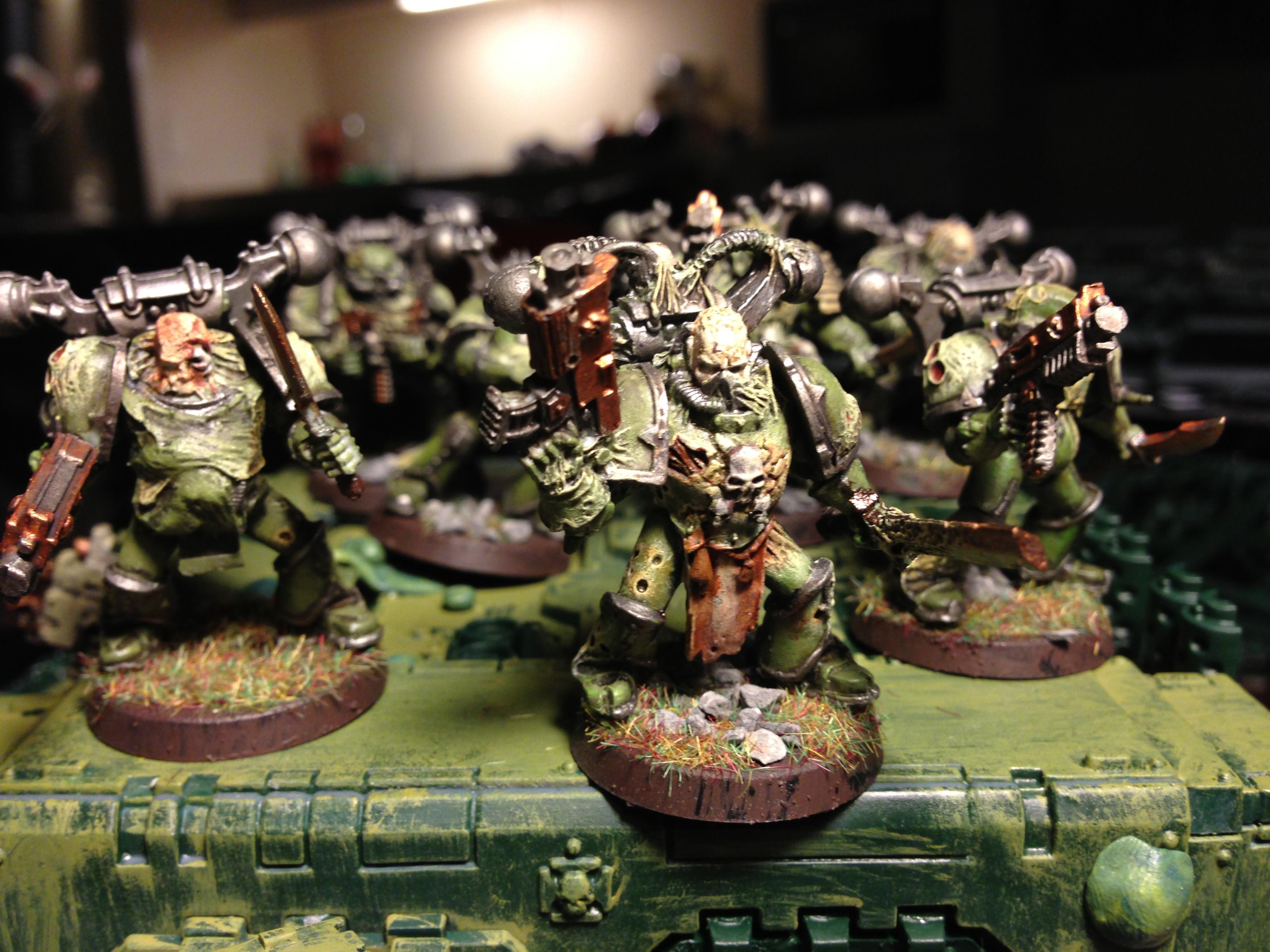 Chaos, Chaos Space Marines, Death Guard, Nurgle, Plague Marines, Warhammer 40,000