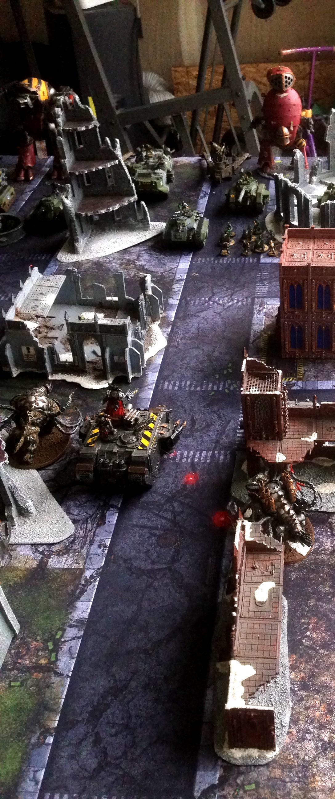 Apocalypse, Battle Report, Chaos, Chaos Space Marines, Daemons, Iron Warriors