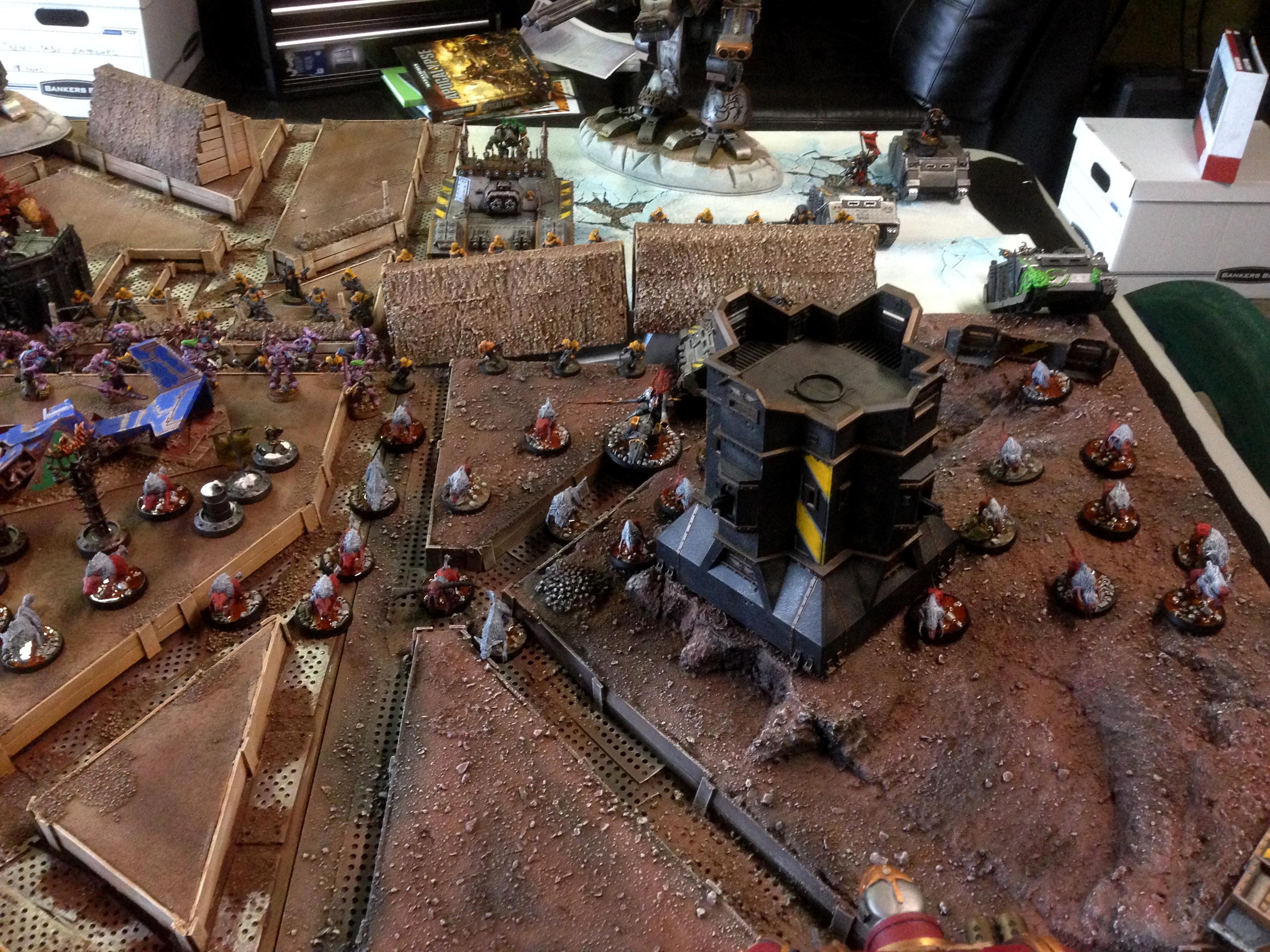 Apocalypse, Battle Report, Chaos, Chaos Space Marines, Daemons, Iron Warriors