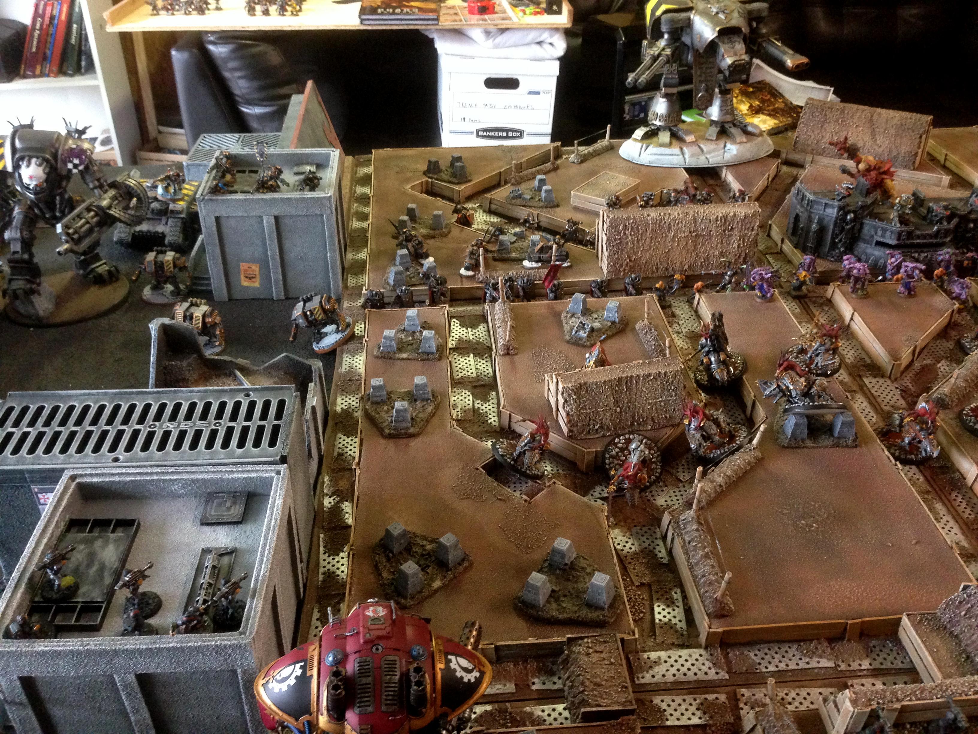 Apocalypse, Battle Report, Chaos, Chaos Space Marines, Daemons, Iron Warriors