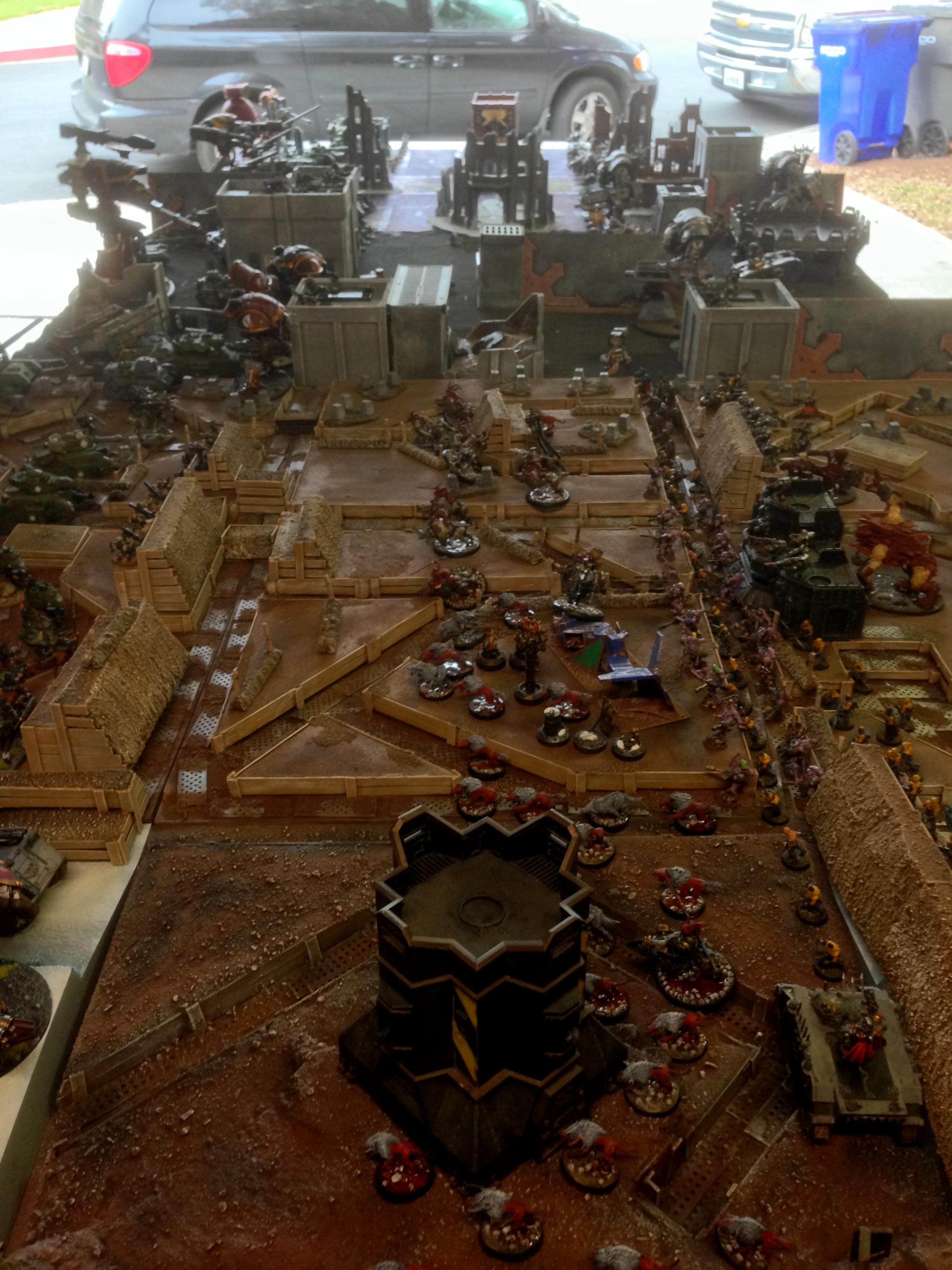 Apocalypse, Battle Report, Chaos, Chaos Space Marines, Daemons, Iron Warriors