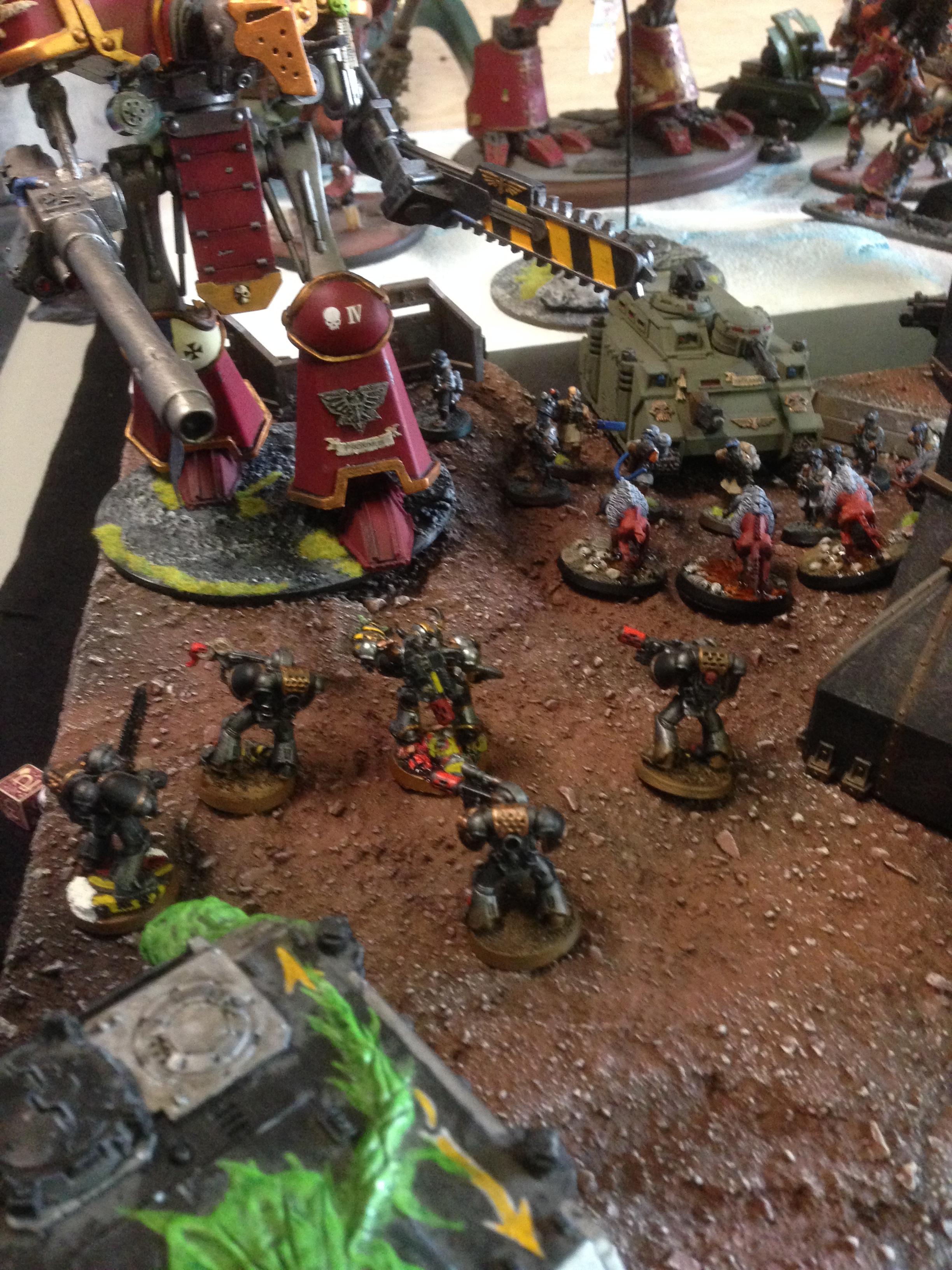 Apocalypse, Battle Report, Chaos, Chaos Space Marines, Daemons, Iron Warriors