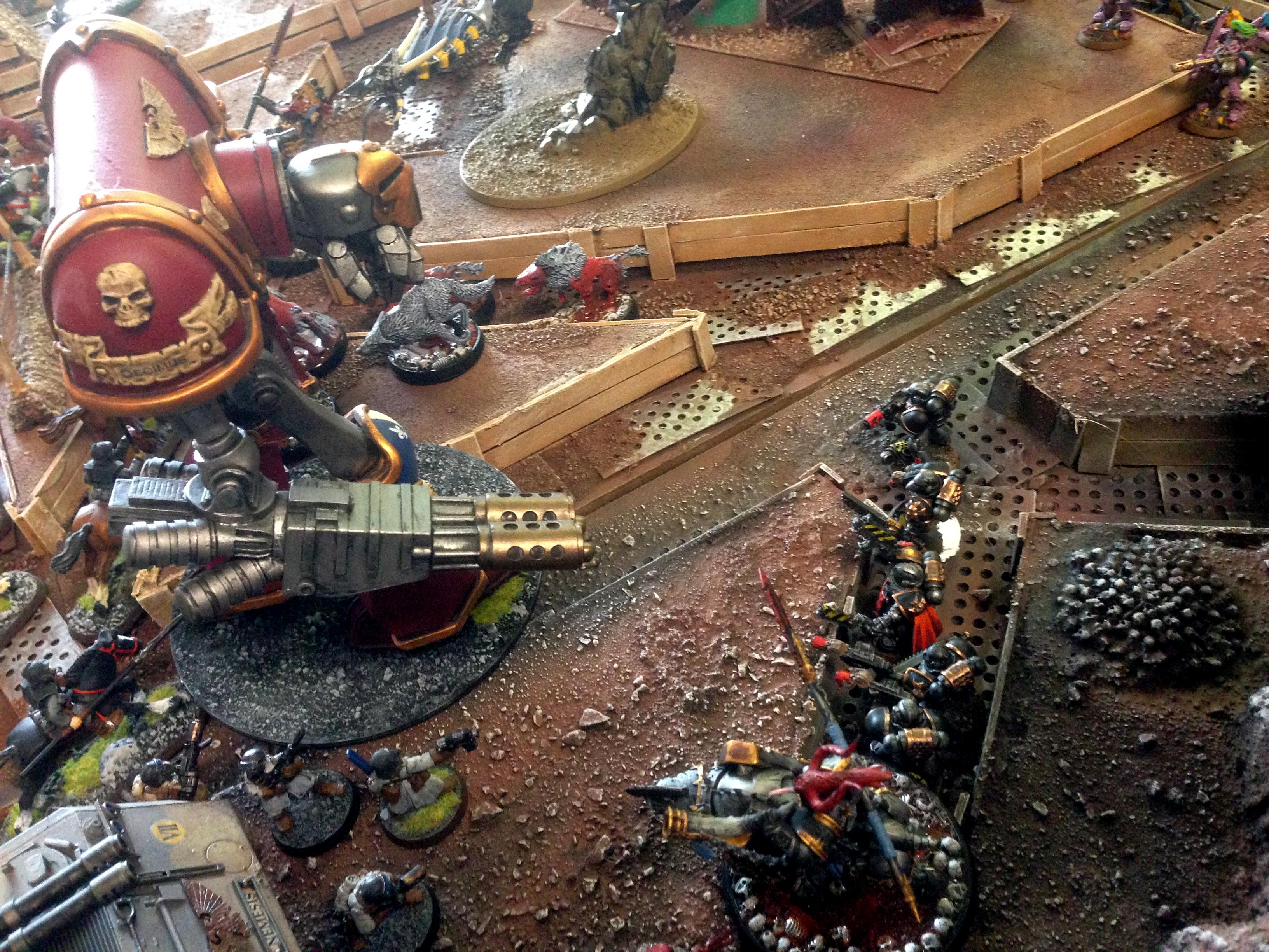 Apocalypse, Battle Report, Chaos, Chaos Space Marines, Daemons, Iron Warriors