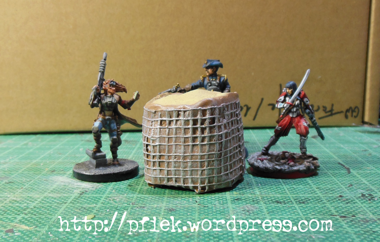 Barricades, Terrain, First (of many?) Hesco boxes