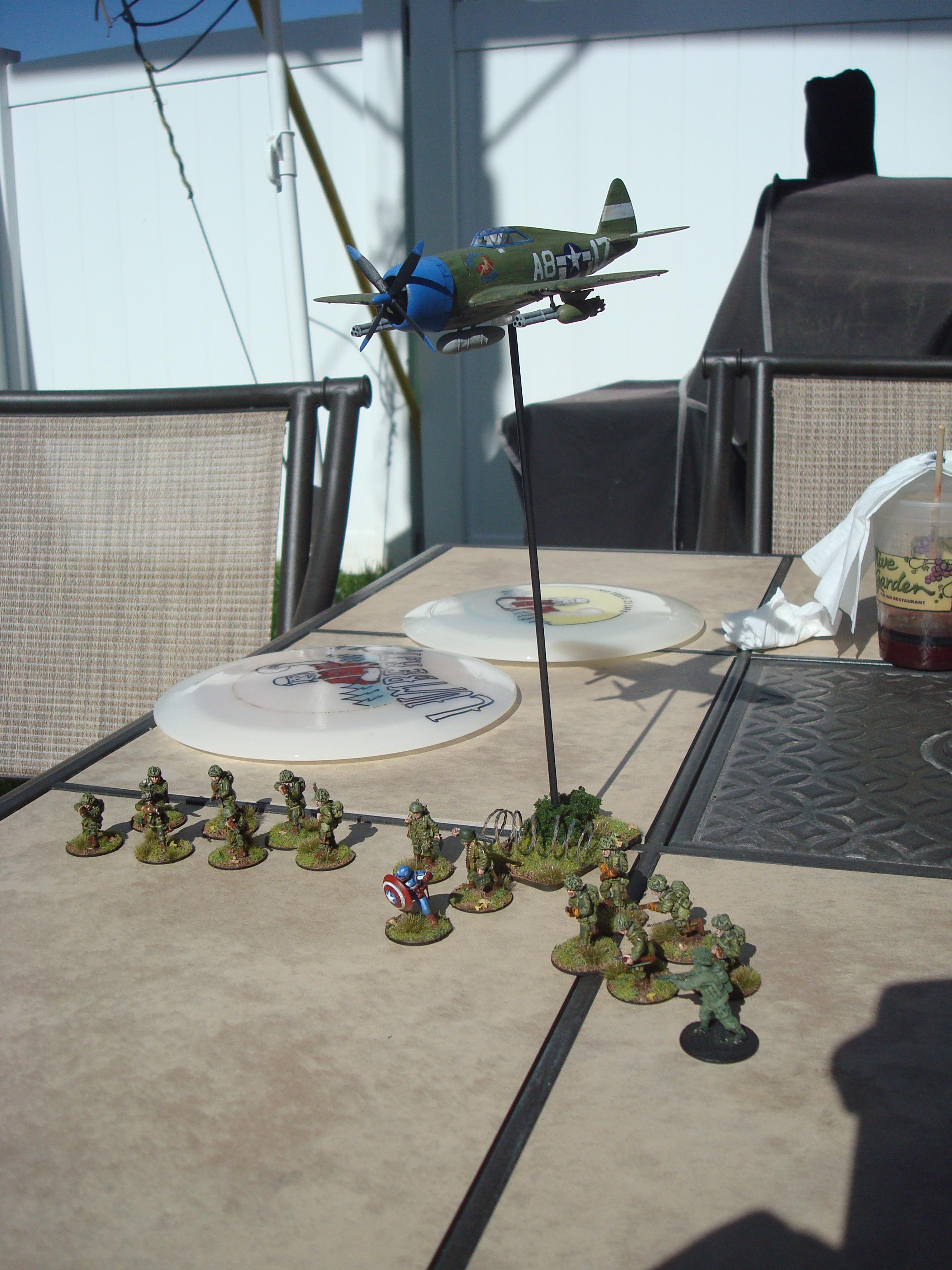 28mm, Airborne, Airplane, Bolt Action, P-47d, Razorback