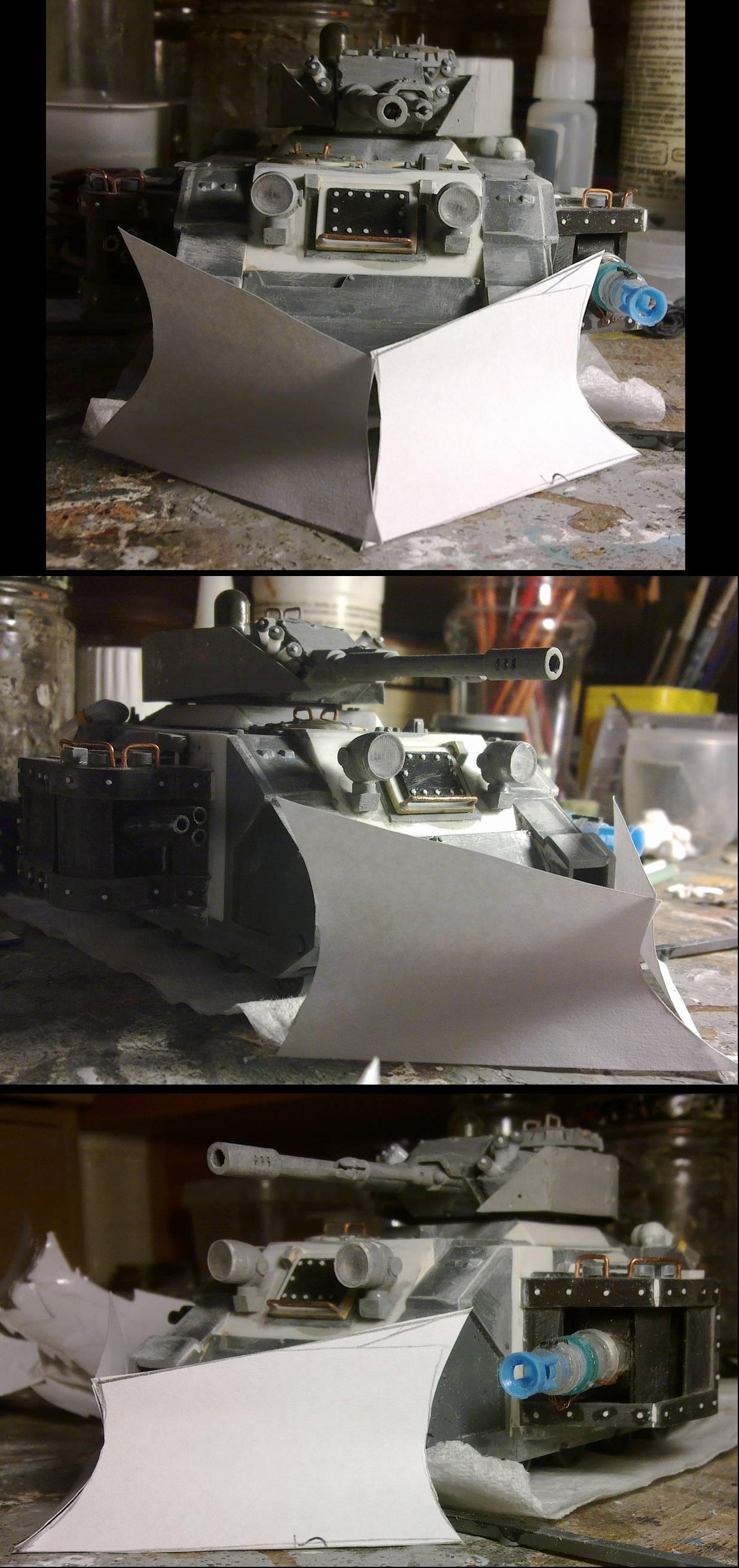 Dozer blade template test