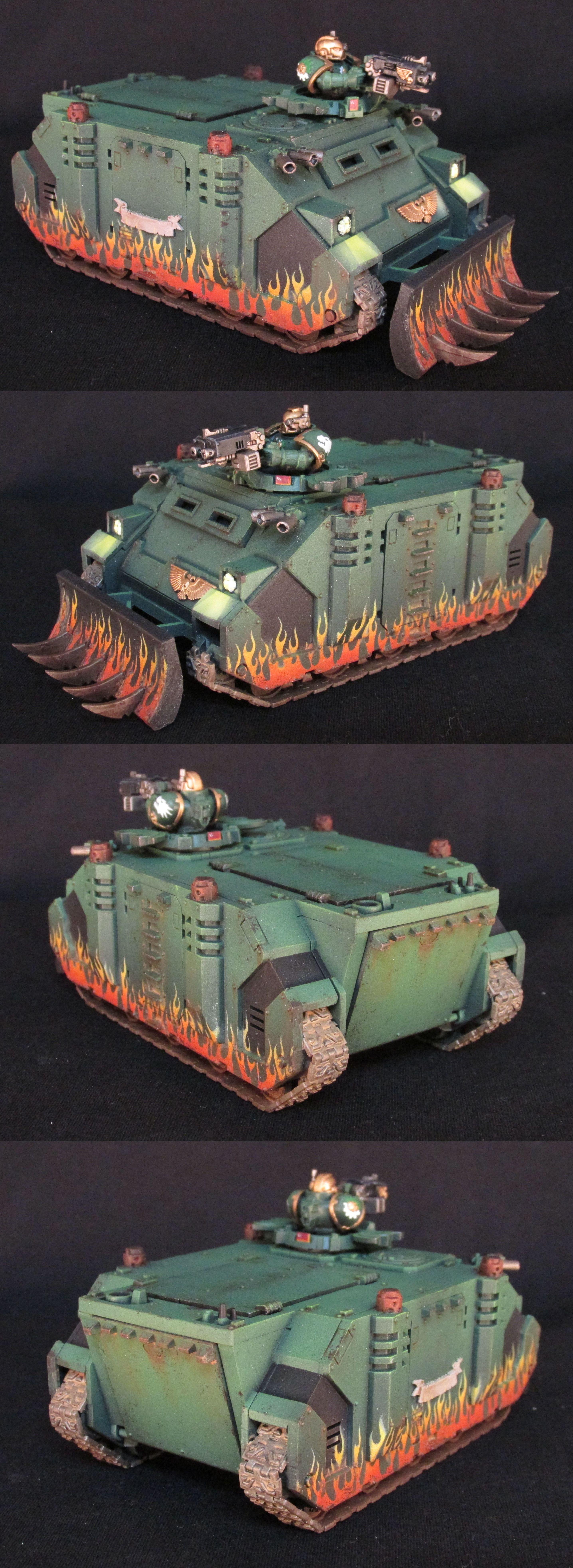 Flames, Rhino, Salamander