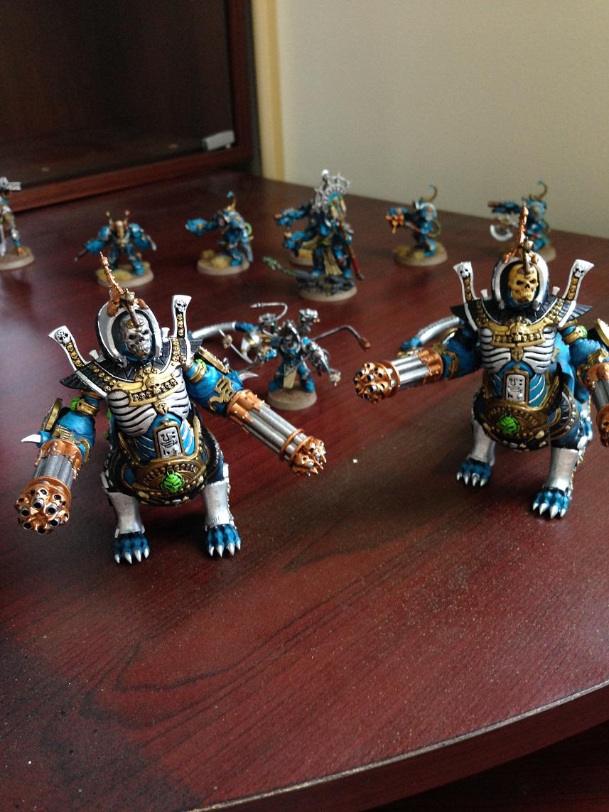 Chaos, Daemon Engine, Forgefiend, Space Marines, Thousand Sons