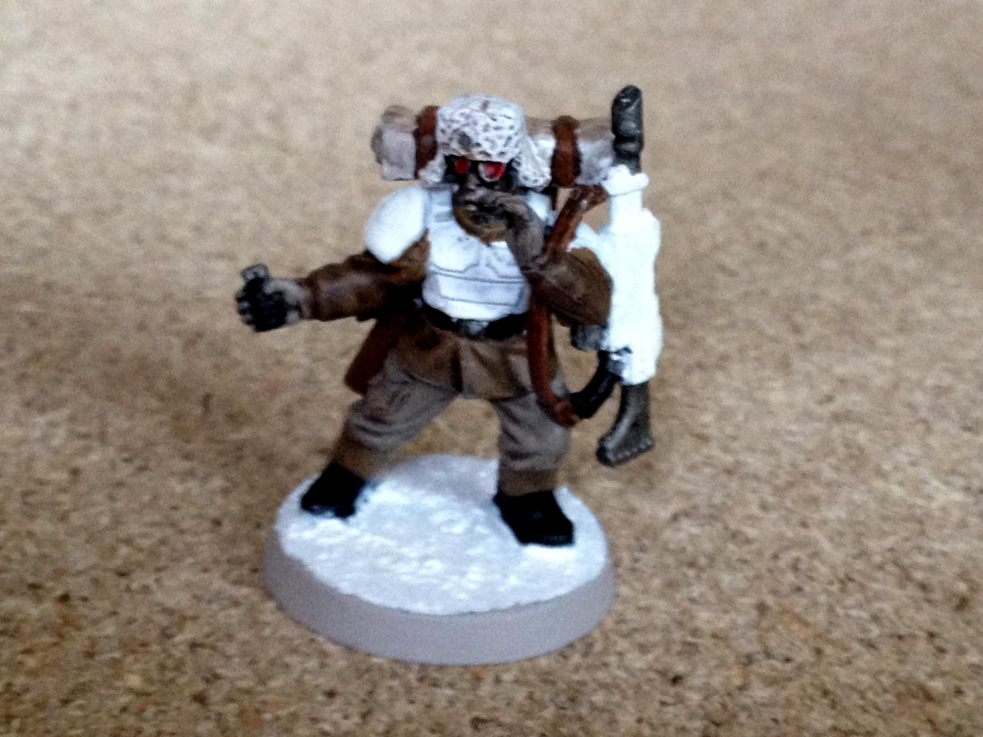 imprerial guard conversion - in the snow