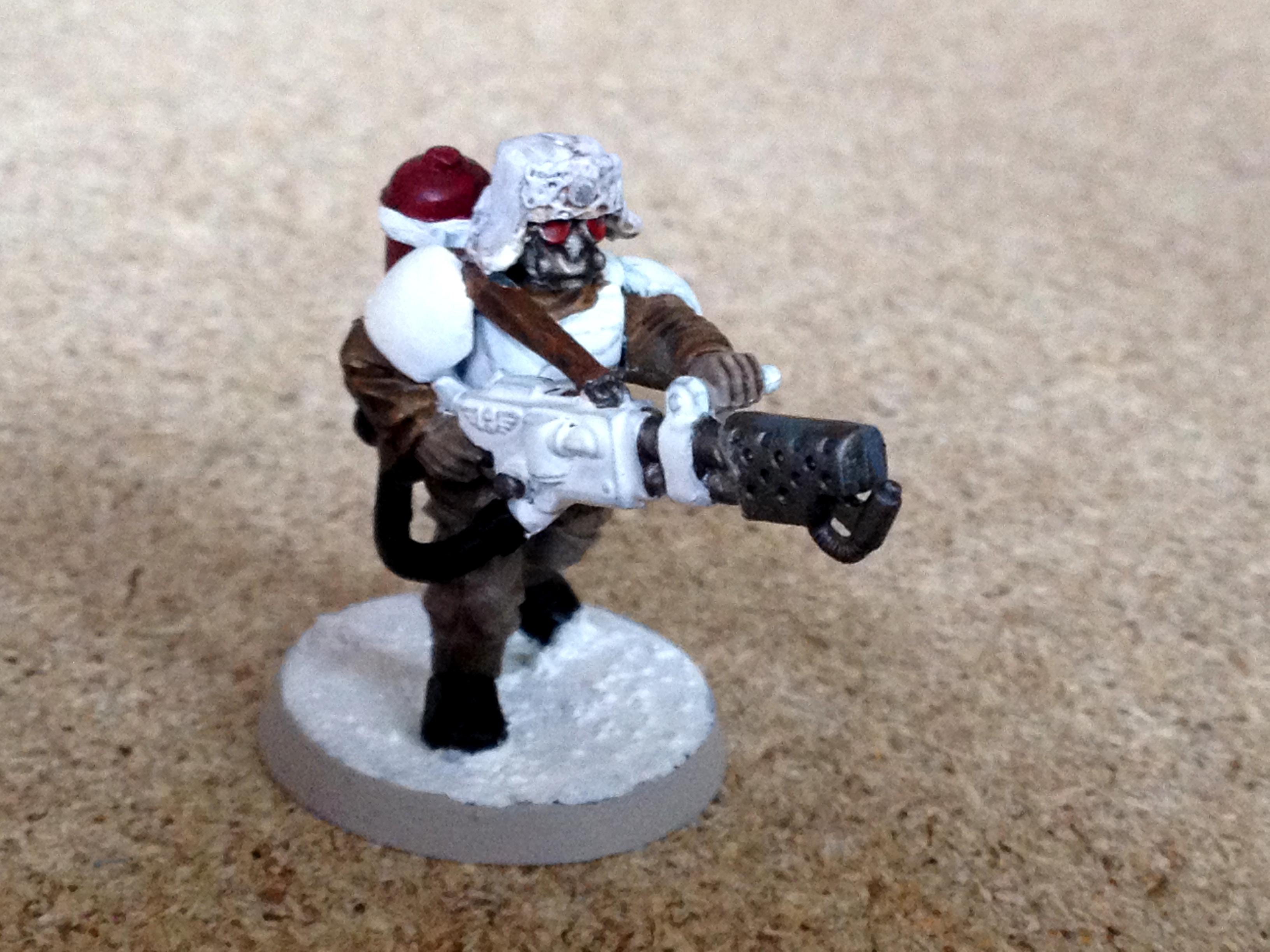 imprerial guard conversion - in the snow