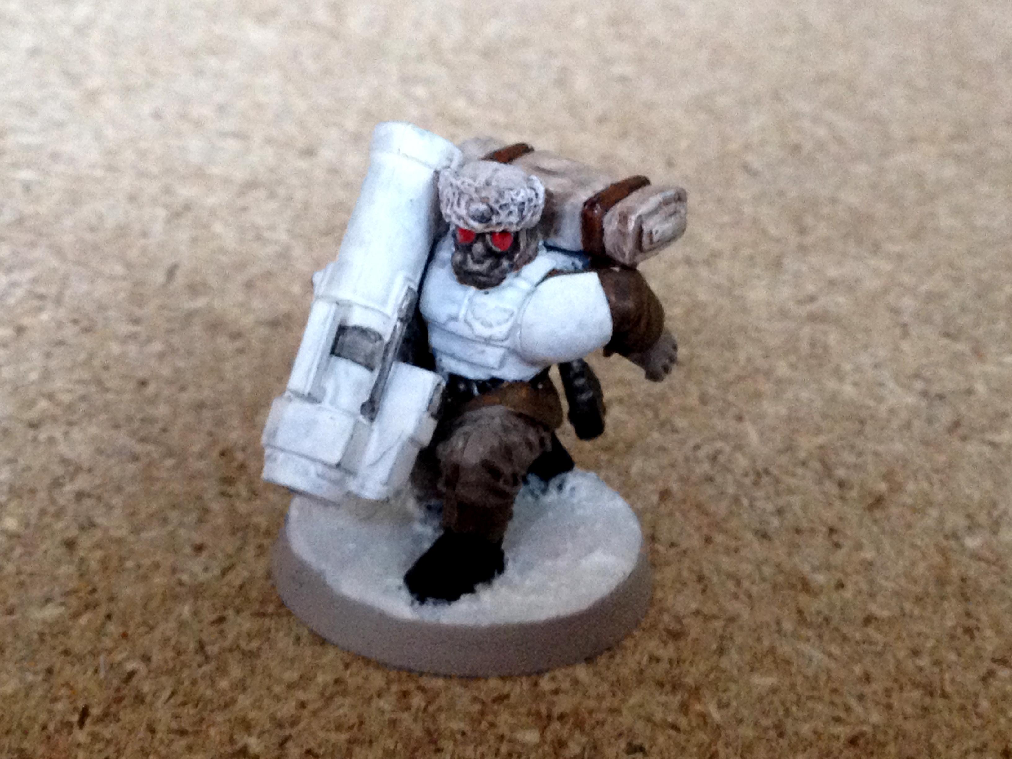 imprerial guard conversion - in the snow