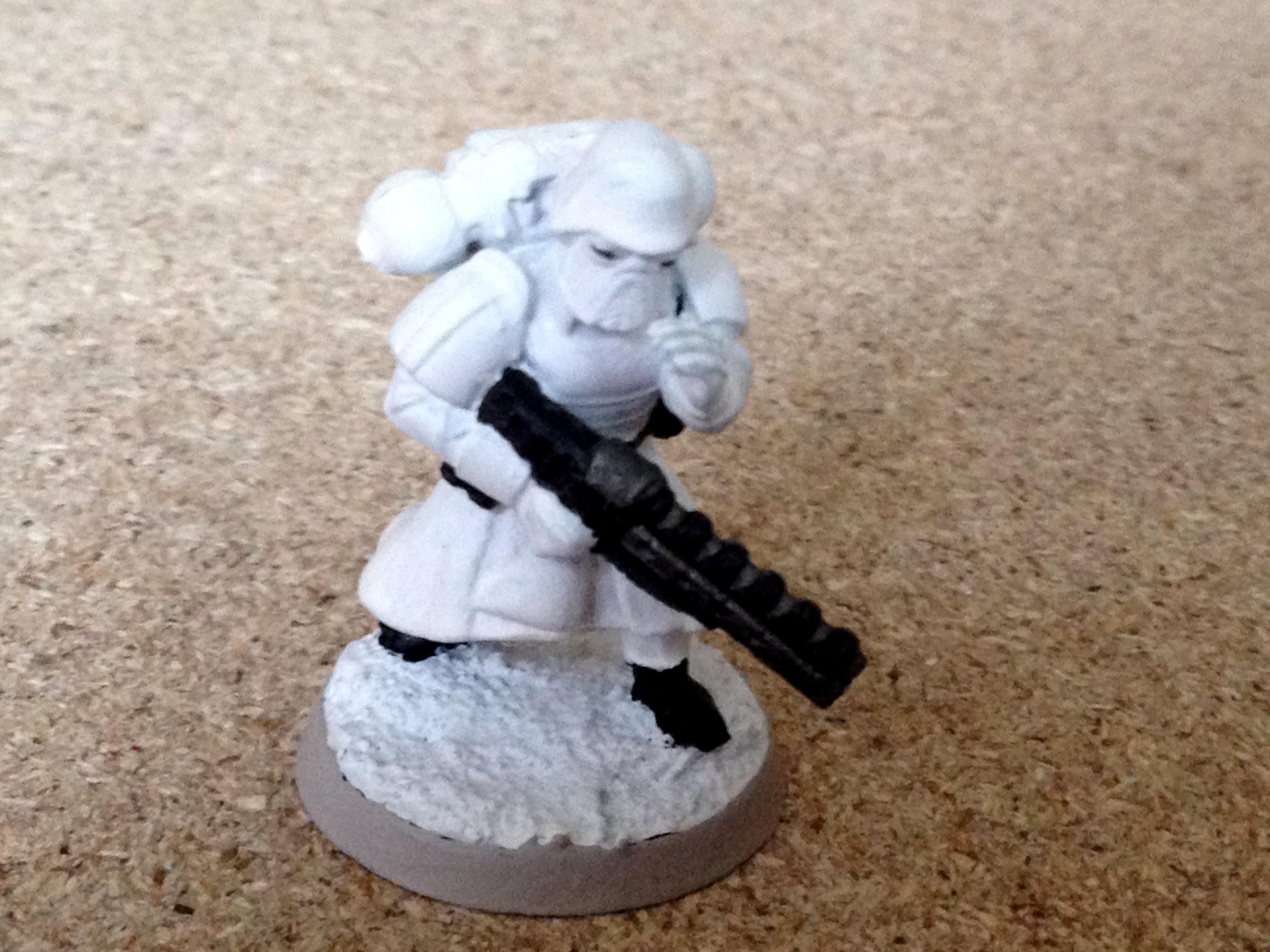 imprerial guard conversion - in the snow