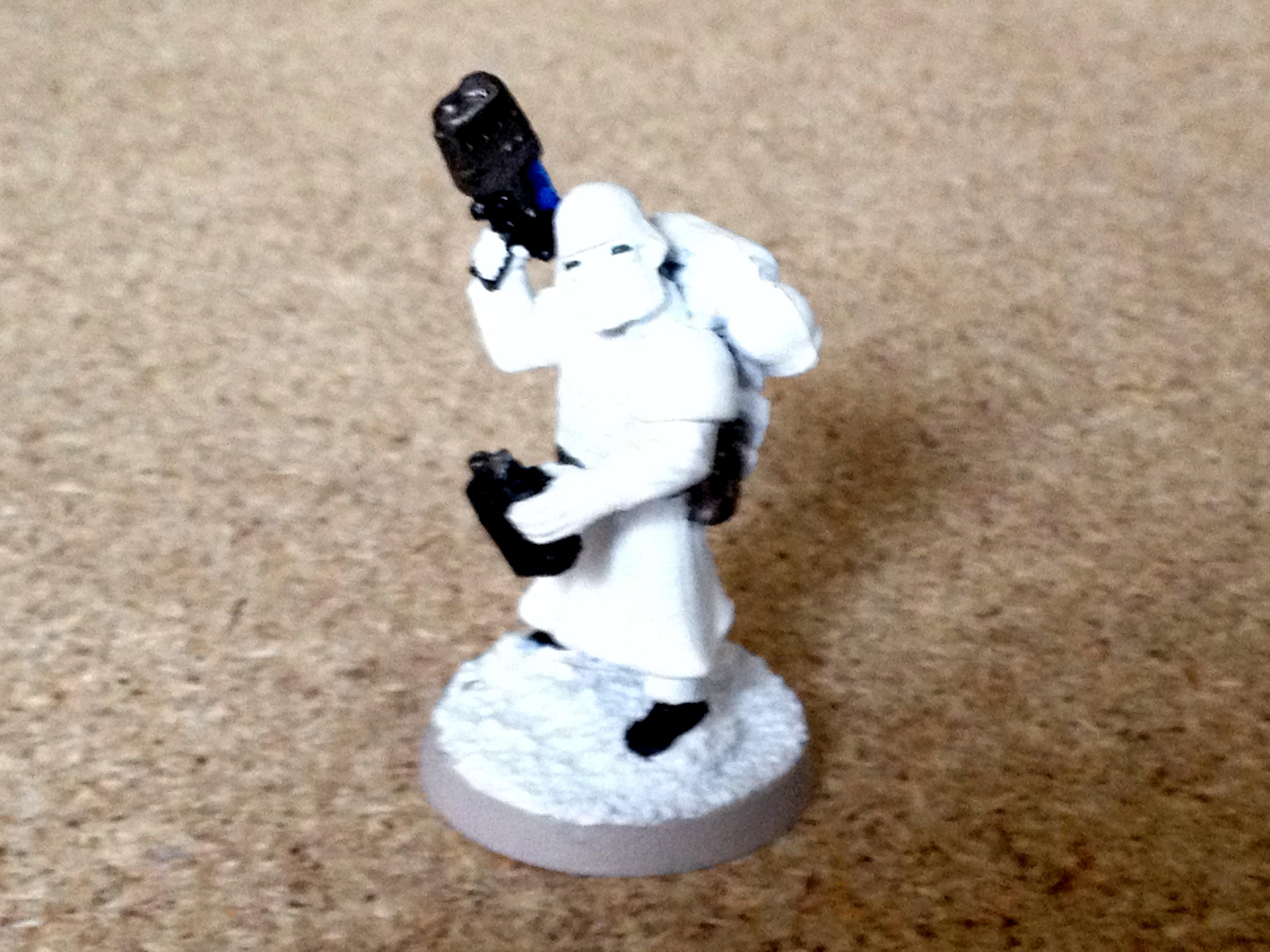 imprerial guard conversion - in the snow