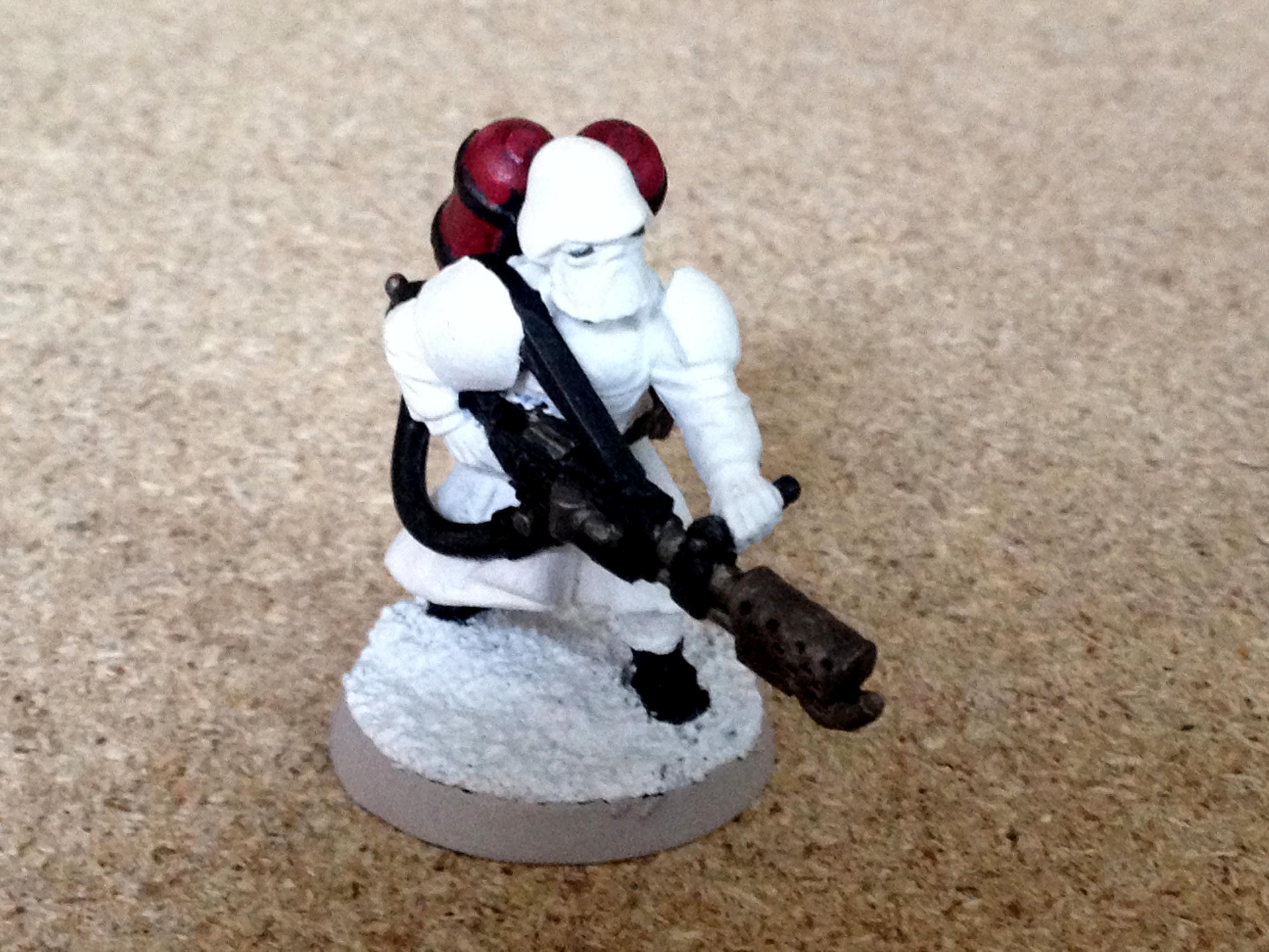 imprerial guard conversion - in the snow