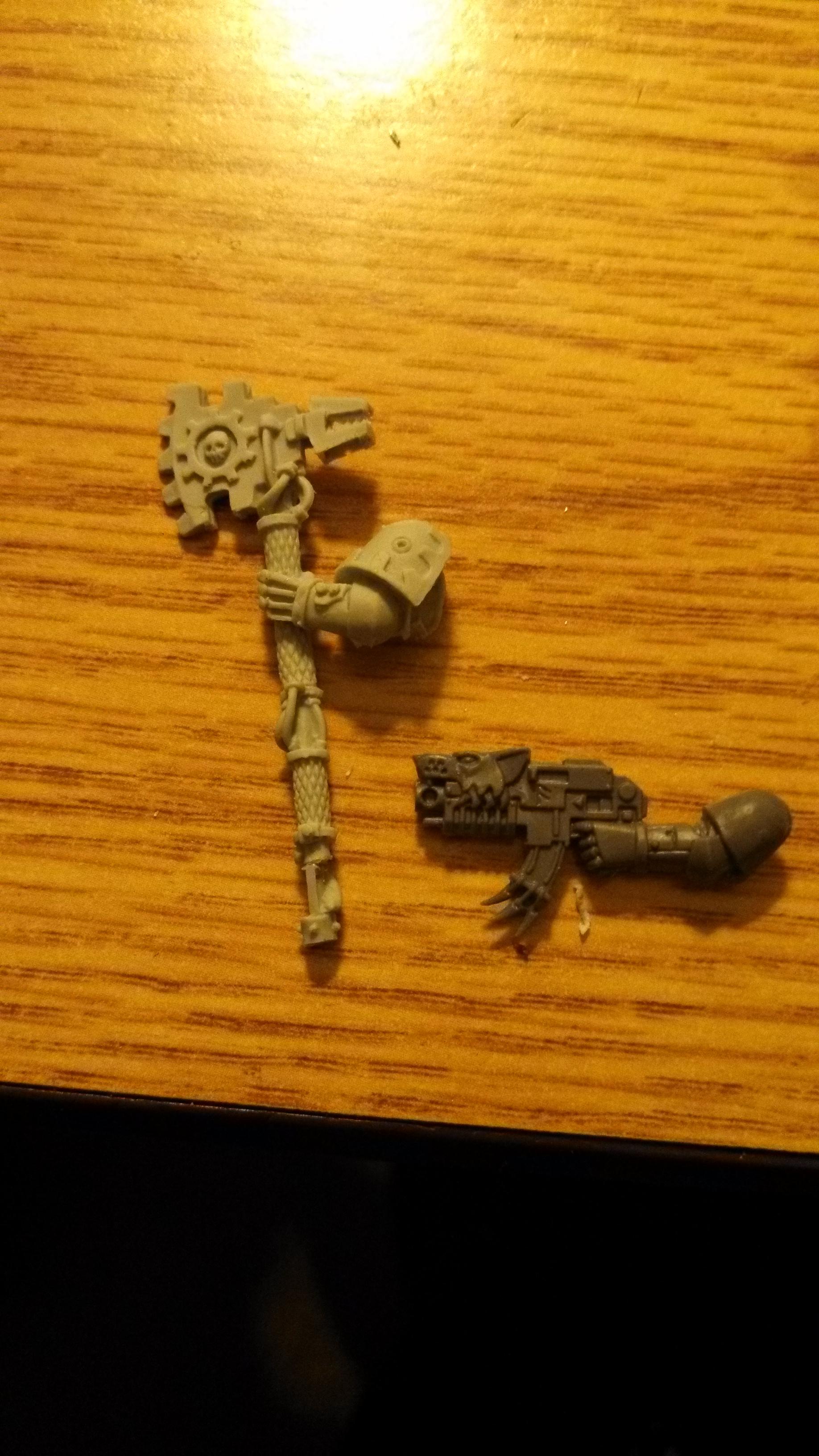 Iron Hands HQ arm components