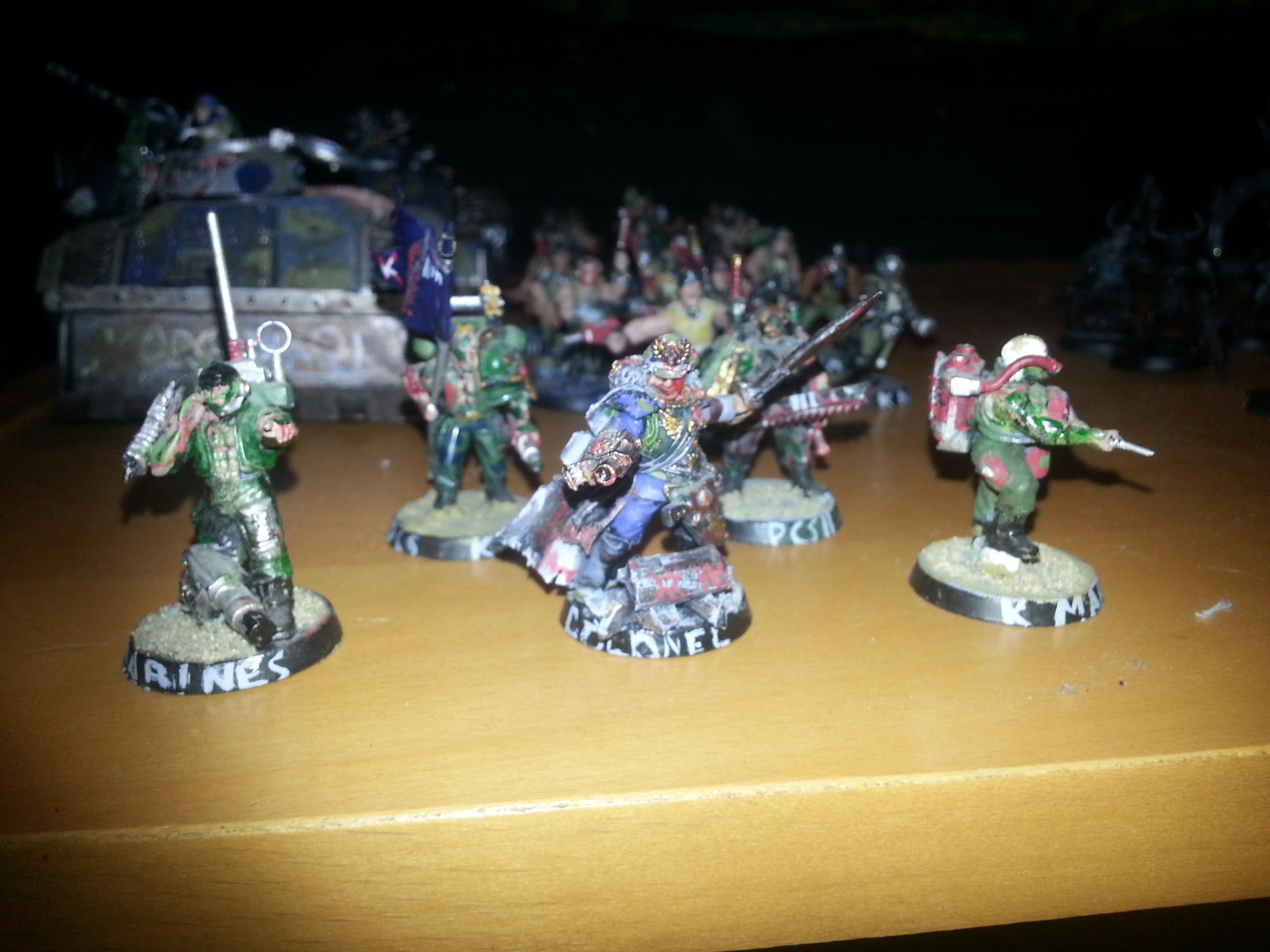 Company Command Squad: All of my guard in my force are converted