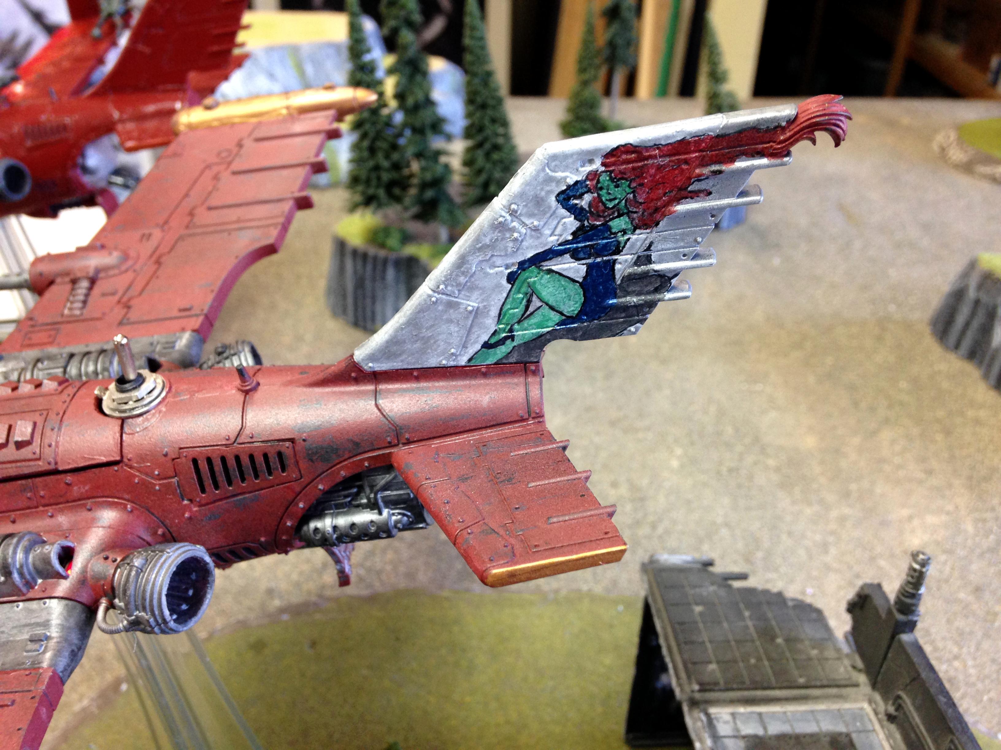 Aircraft, Dakka Jet, Dakkajet, Flyer, Orks