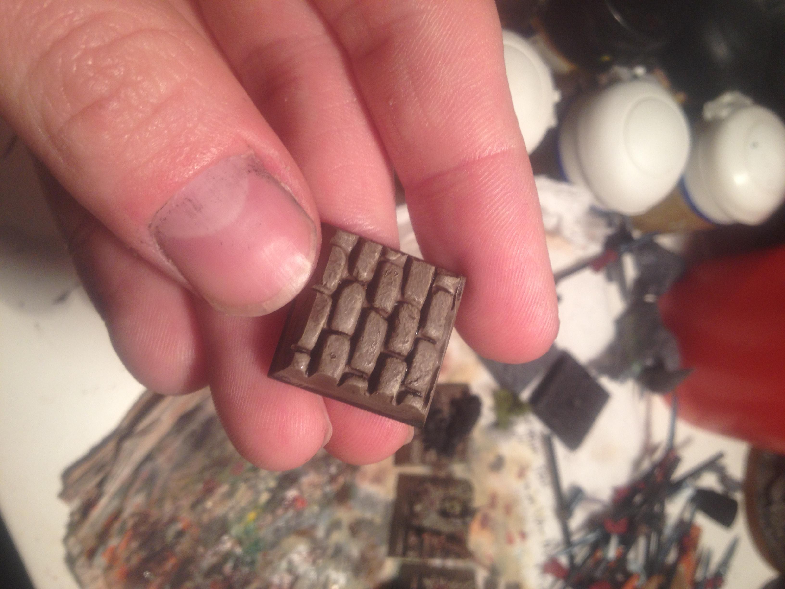 A base before Typhus Corrosion, straw, and blood