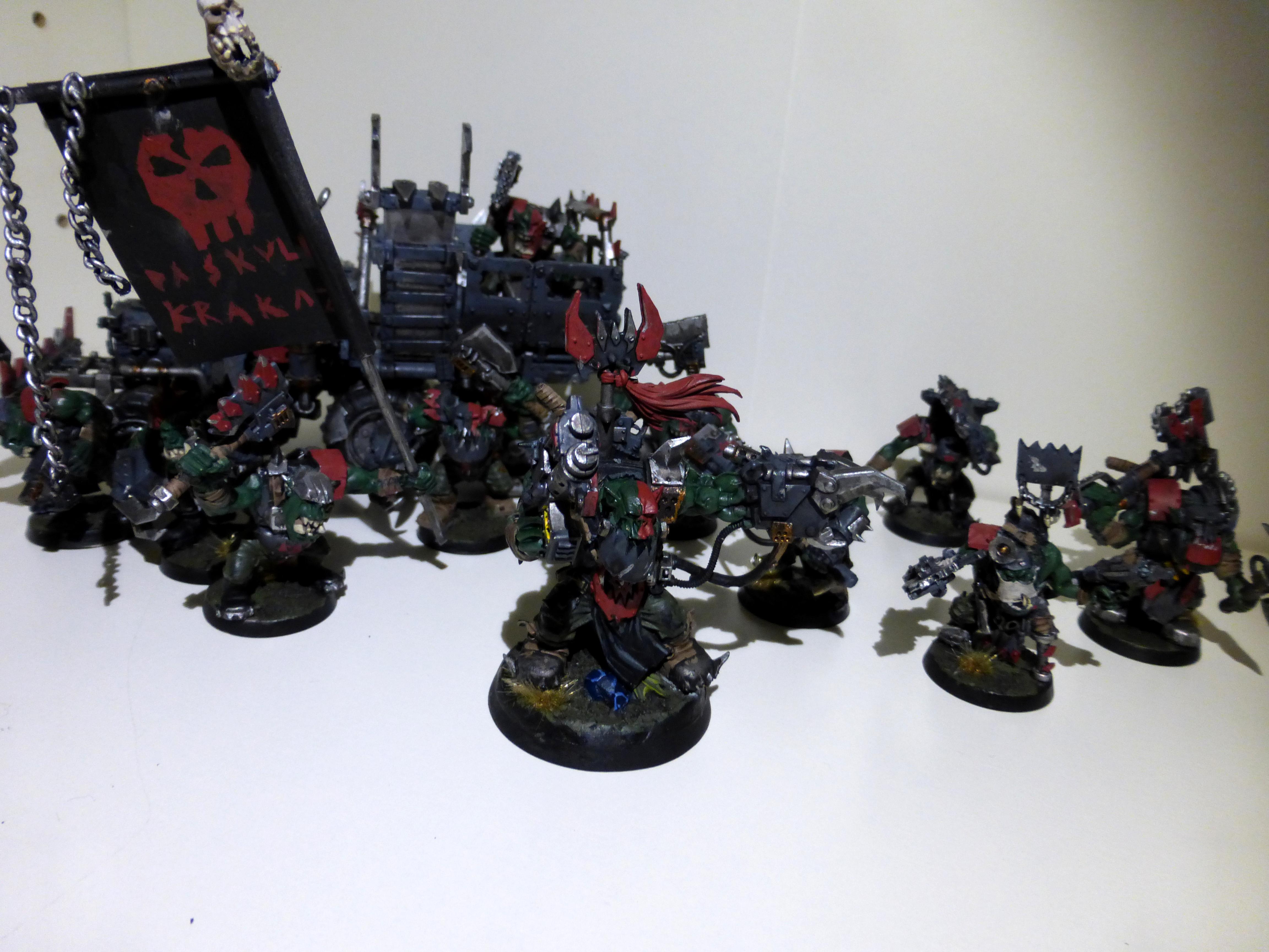 Blood Wheel Maraudaraz, Nob, Orks, Trukk, Warboss