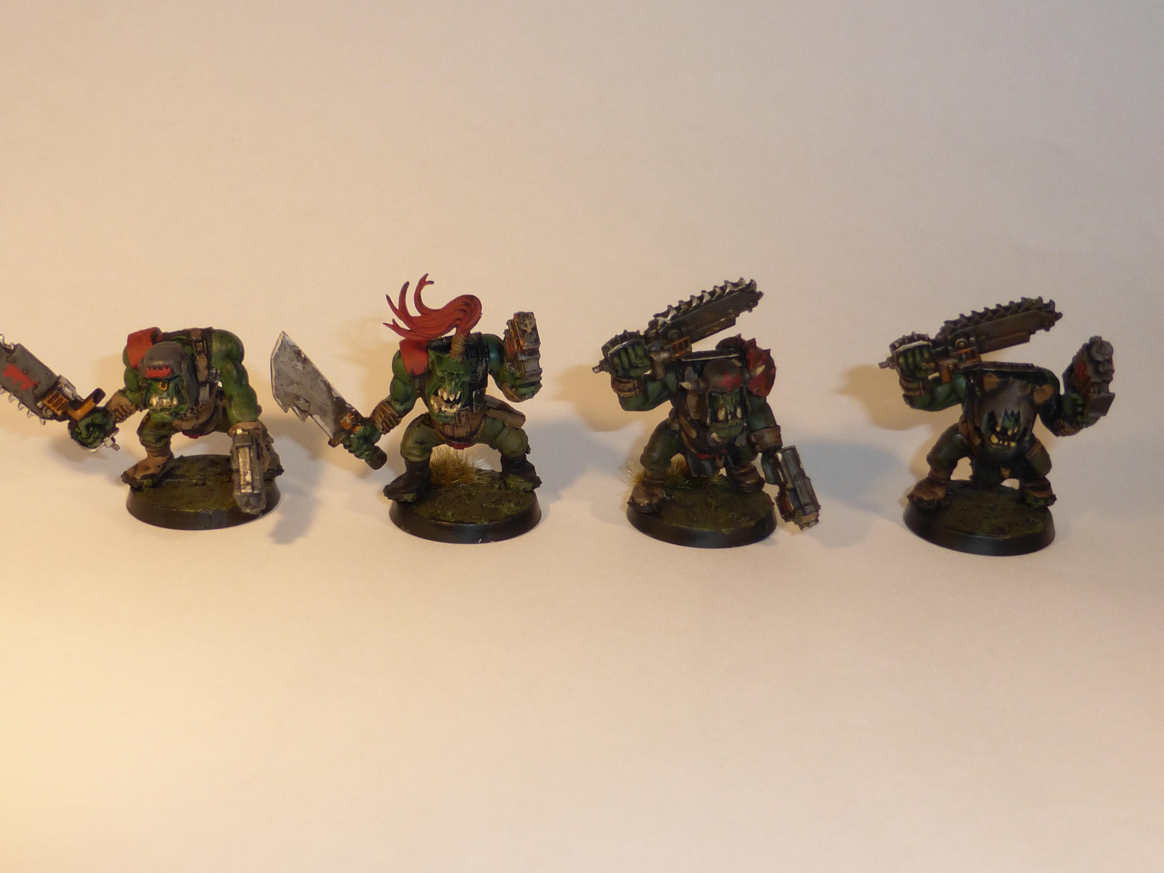 Blood Wheel Maraudaraz, Boy, Orks, Work In Progress