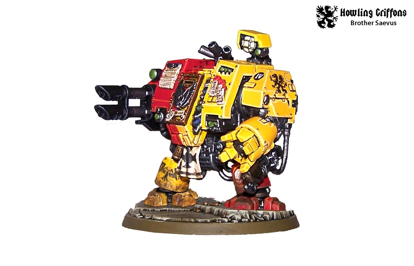 Dreadnought, Howling Griffons, Space Marines