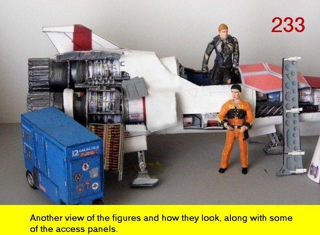 Battlestar Galactica, Diorama, Viper