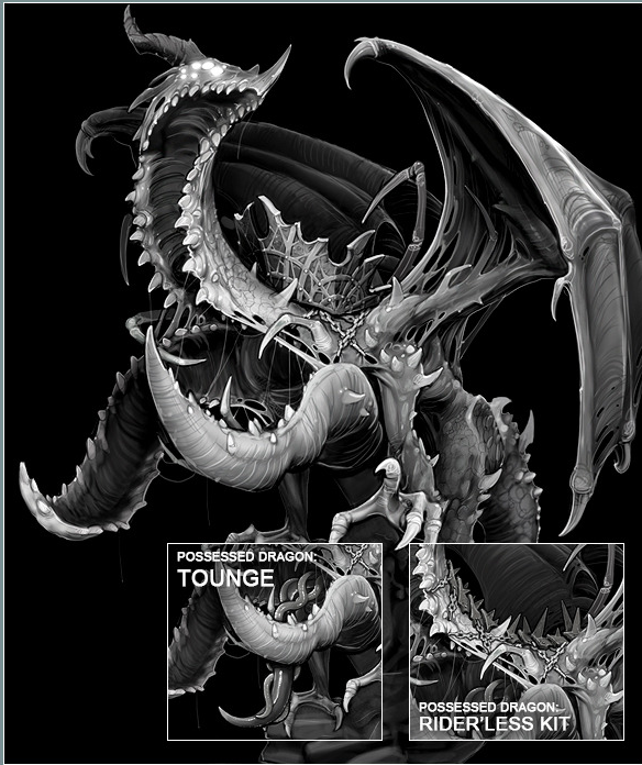 Creature Caster Possessed Dragon Upgrades