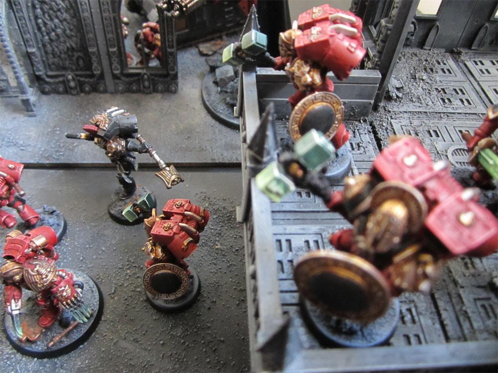 Chaplain, Chapter Master, Minotaurs, Puppetswar, Space Marines, Storm Shields, Thunder Hammers, Vanguard, Veteran