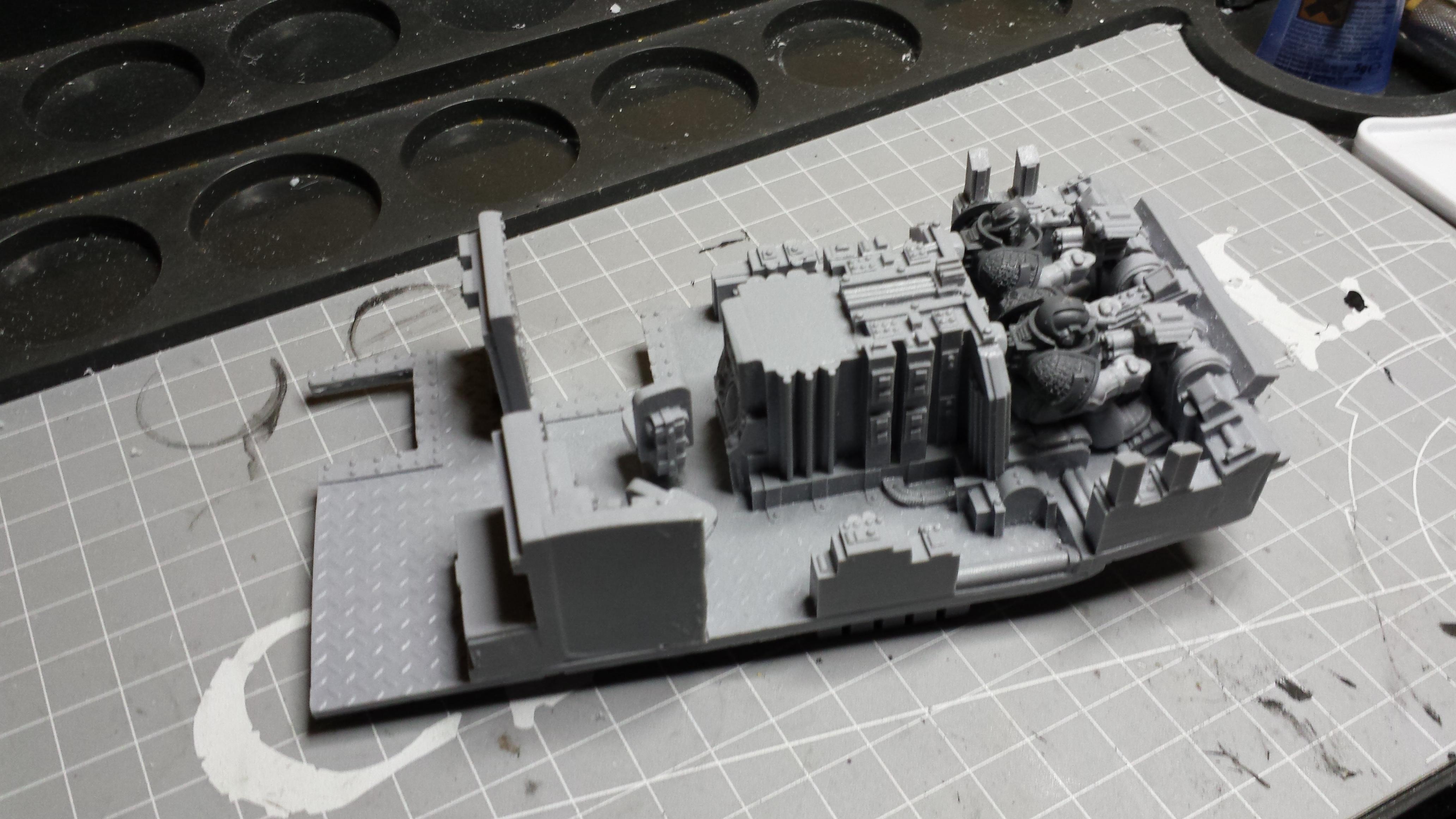 Finnished cockpit from the back
