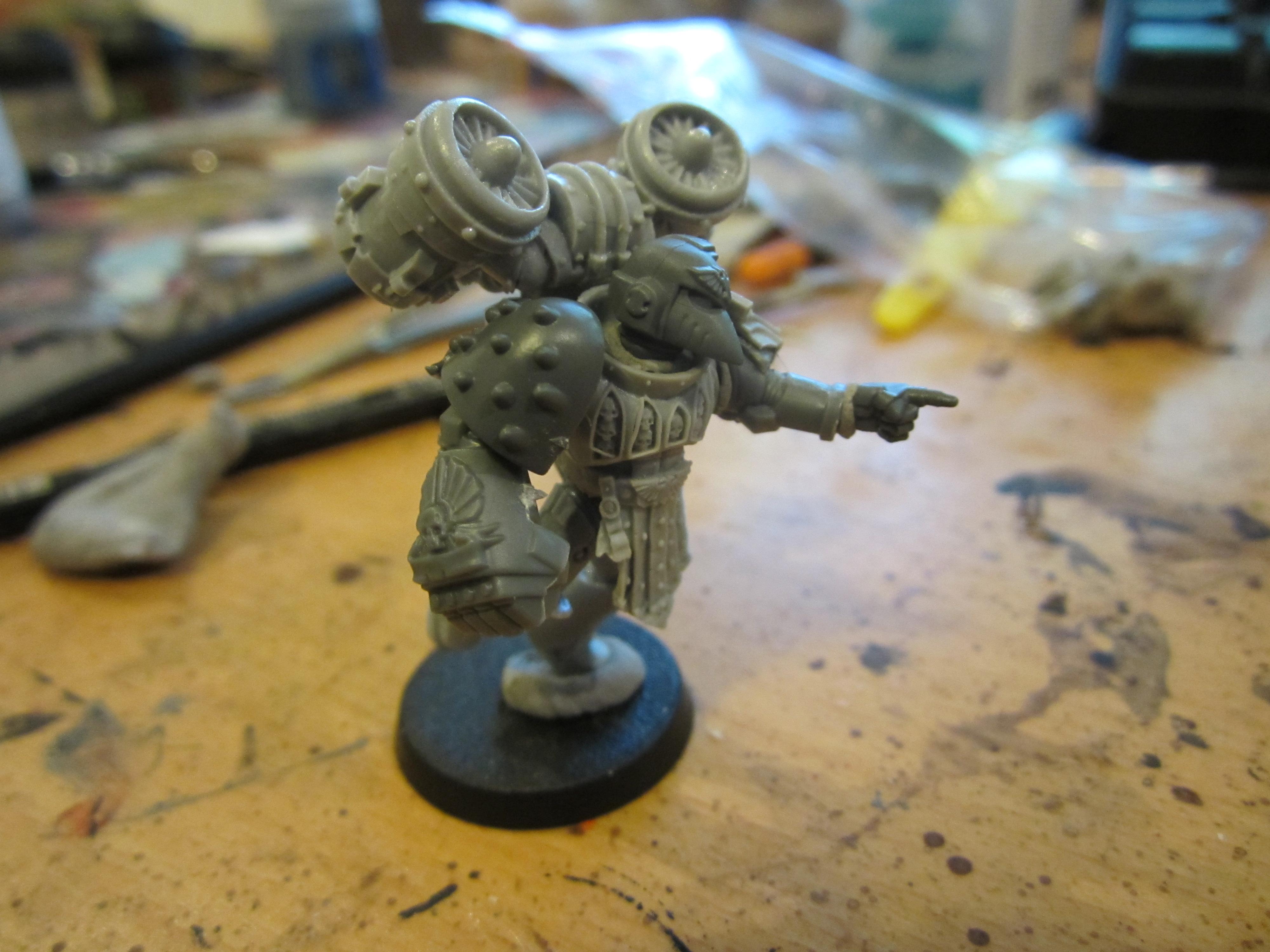 Conversion, Jump Pack, Space Marines, Vanguard, Work In Progress