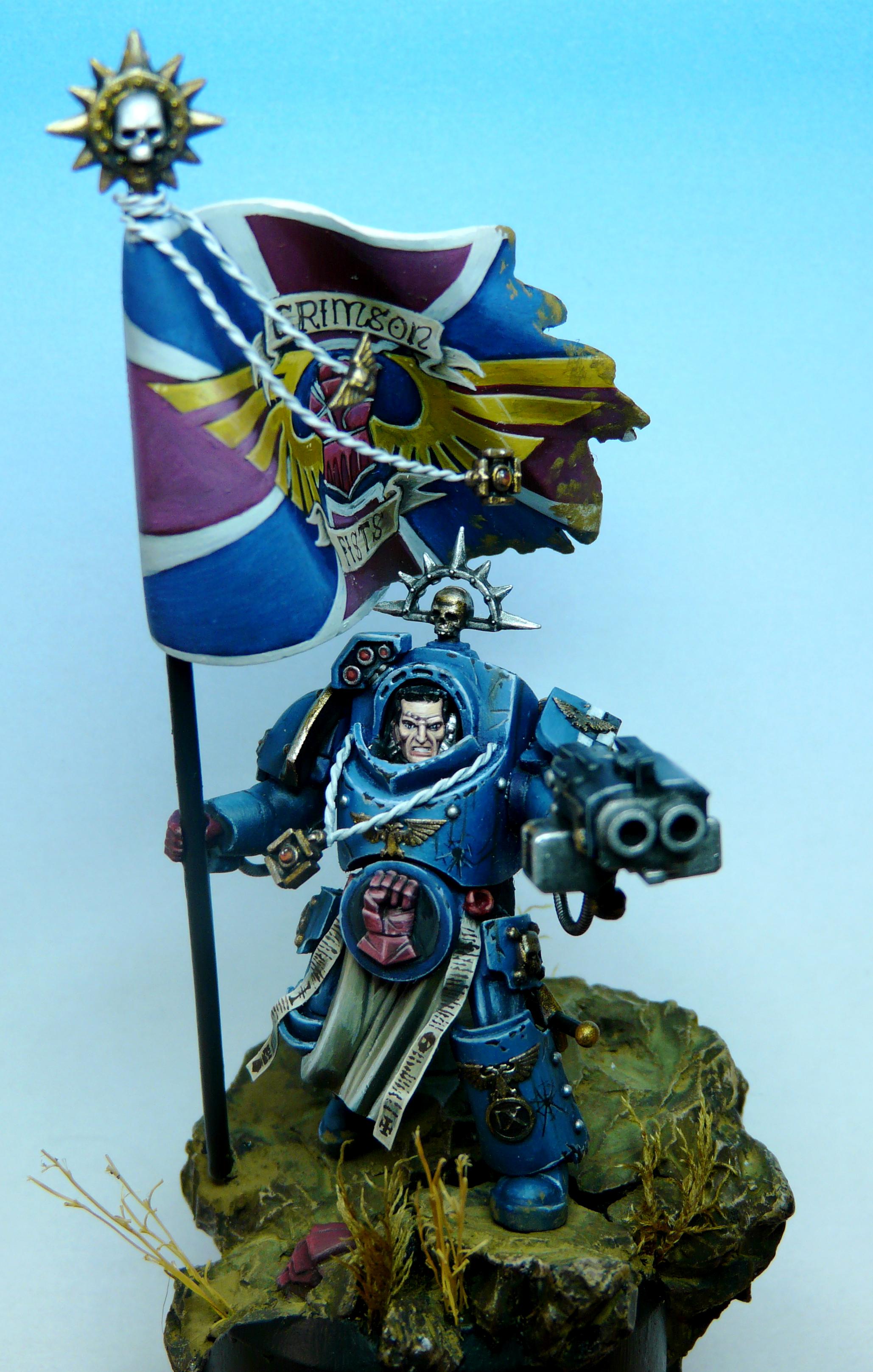 Adeptus Astartes, Crimson Fist, Imperial Fists, Space Marines, Terminator Armor, True Scale