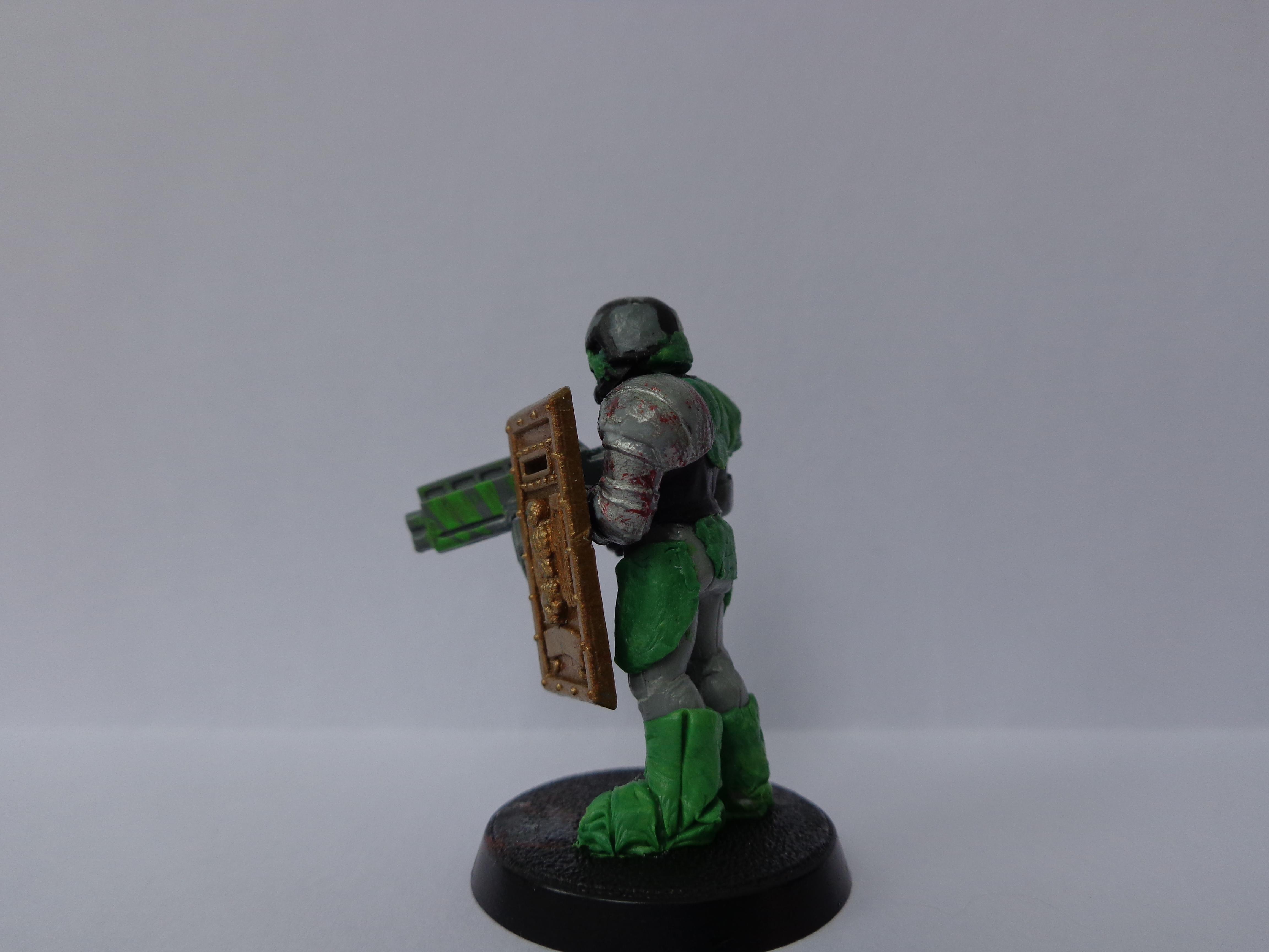 WIP Arbites with combat shotgun &amp; riot shield (Left side)