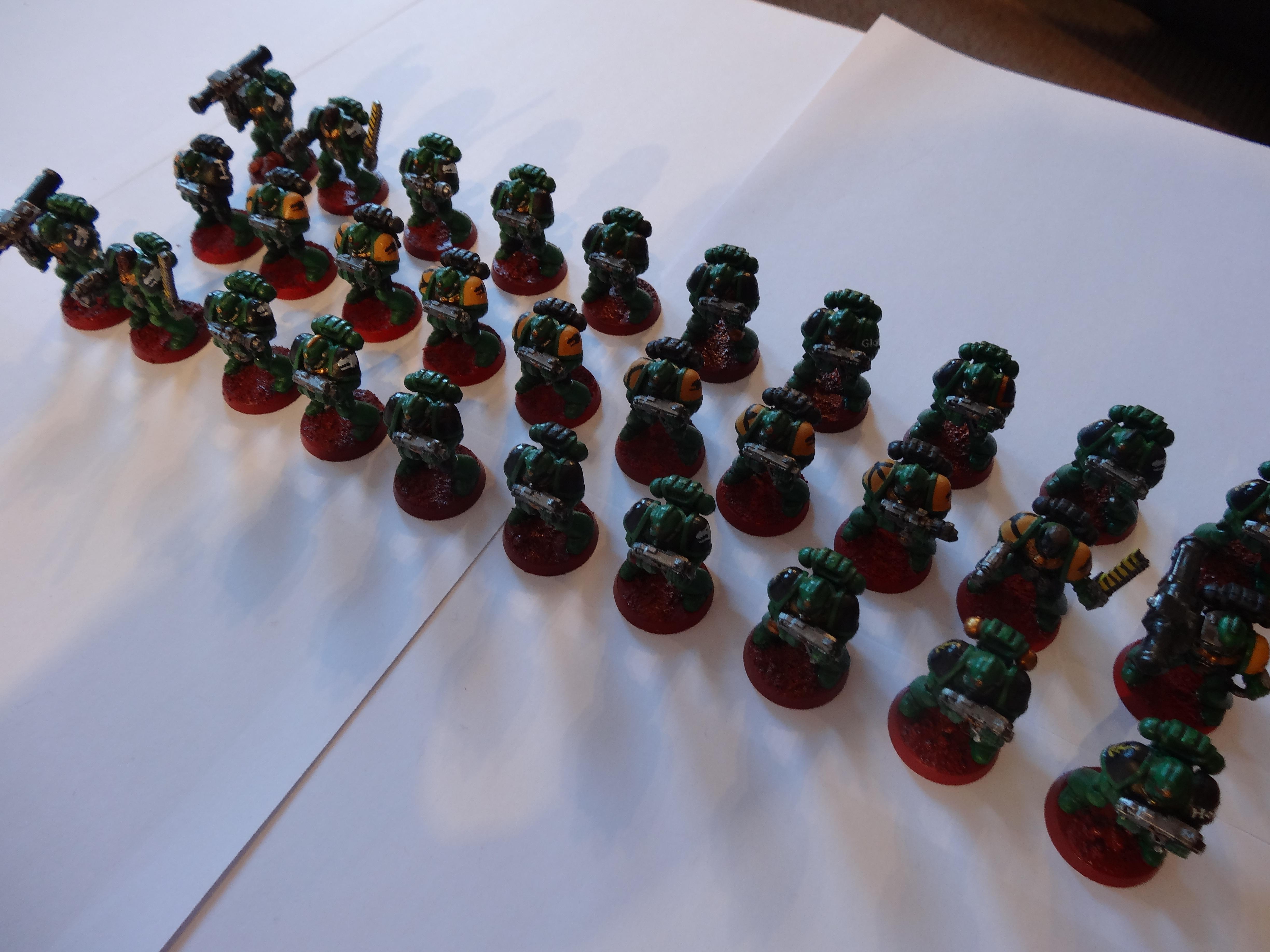 Classic Salamanders - 2nd edition starter set style space marines
