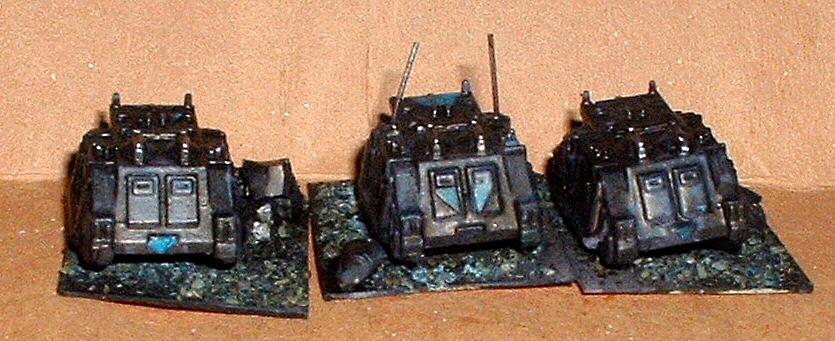 6mm, Epic, Imperium, B Platoon Transports 7th Company 182nd Hrin Wardens