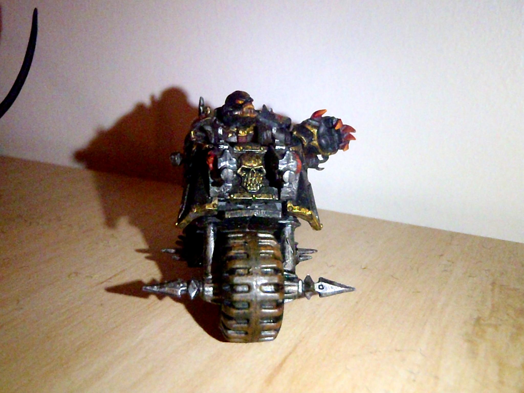 Bike, Black Legion, Chaos, Chaos Champ, Chaos Space Marines, Power Fist, Space Marines