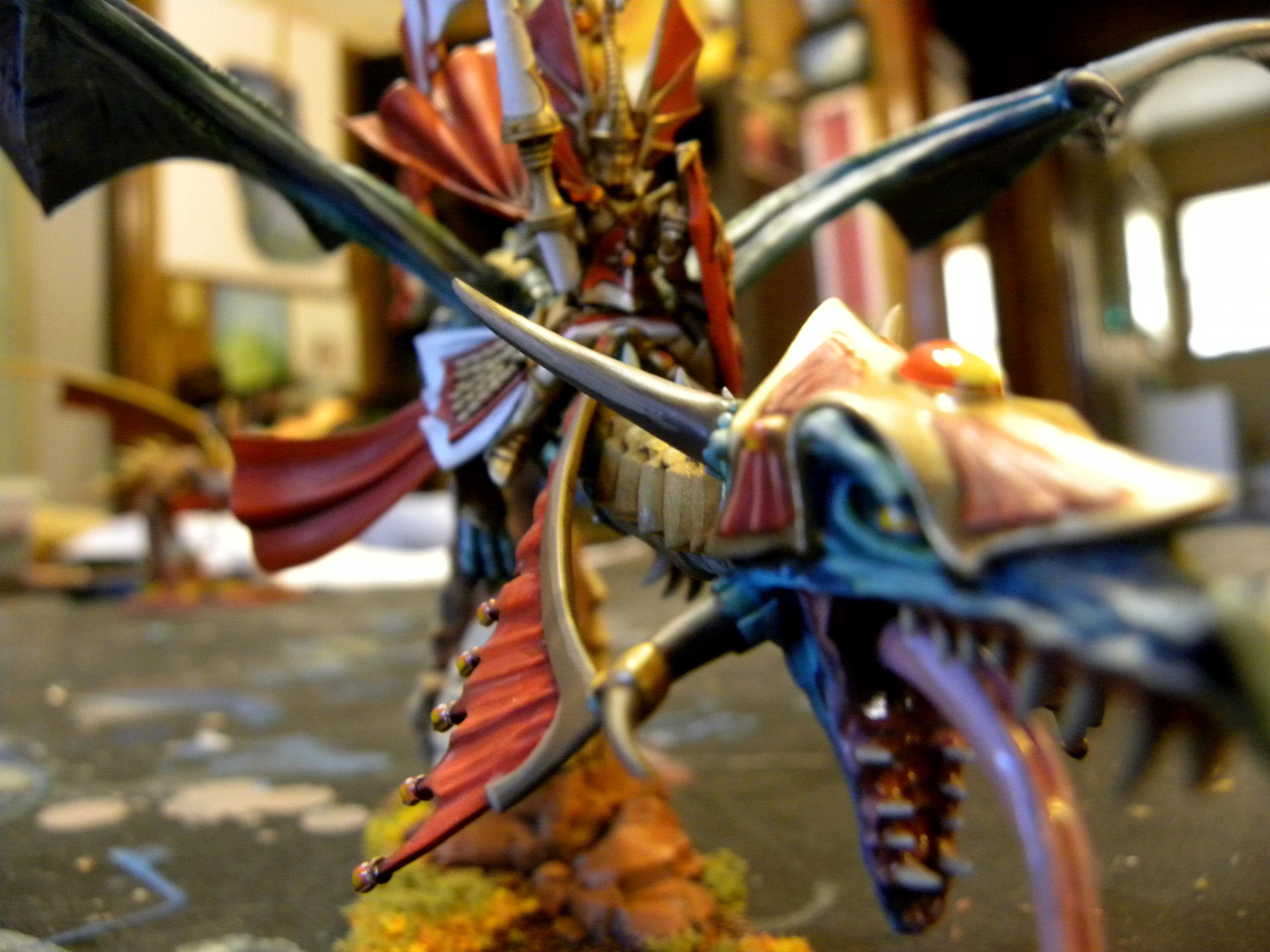 Dragon, Elves, Freehand, High Elves, Lord, Prince, Warhammer Fantasy, Wizard
