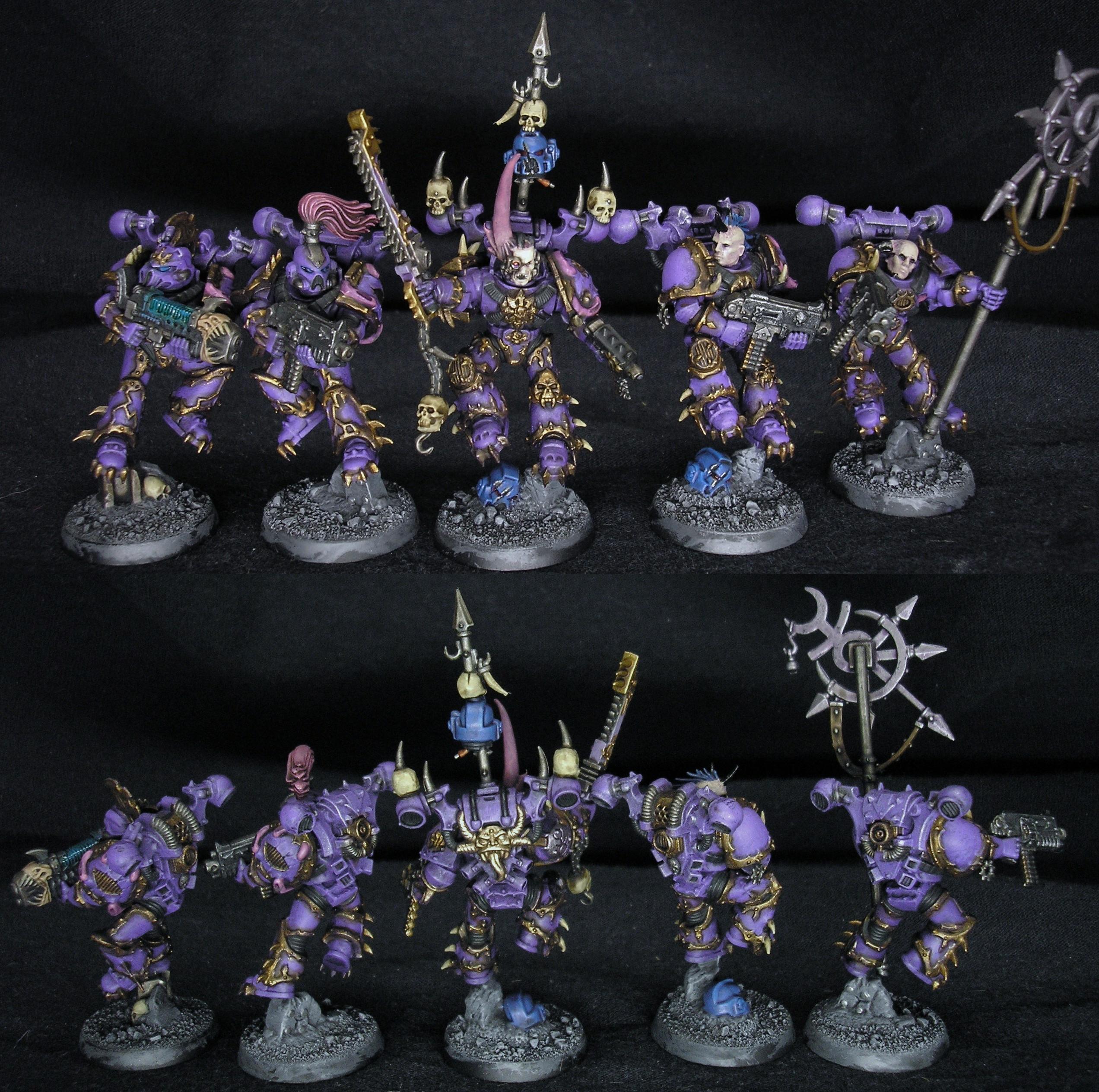 Chaos Space Marines, Emperor's Children, Raptors, Talon, Warp