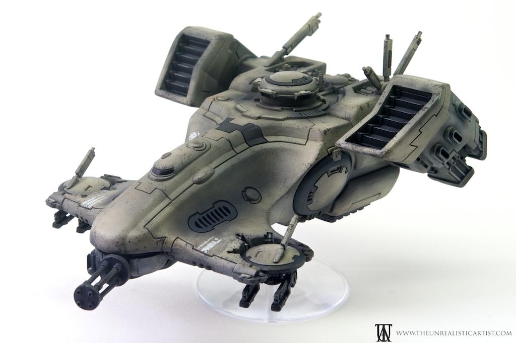 Airbrush, Devilfish, Tau, Weathered